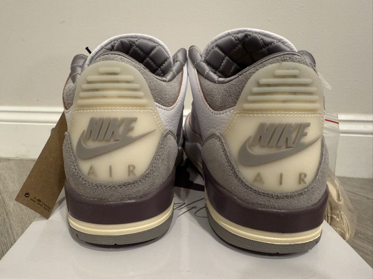 A Ma Maniere × Jordan Brand A Ma Maniere Air Jordan 3 White Grey Violet Ore 8 W / 6.5 M Size US 6.5 / EU 39-40 - 8 Thumbnail