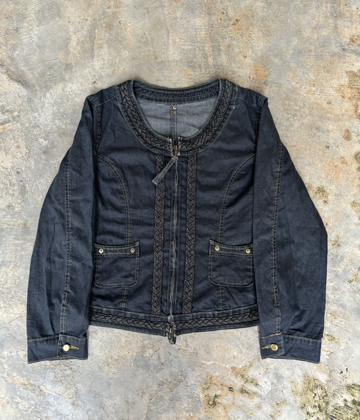 If Six Was Nine Y2k Sun rose Ifsixwaenine Lgb Style Denim jacket Size M / US 6-8 / IT 42-44 - 1 Thumbnail