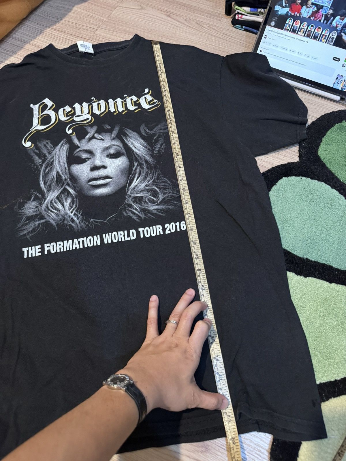 Band Tees Beyonce - The Formation tour t shirt 2016 Size US XL / EU 56 / 4 - 6 Thumbnail