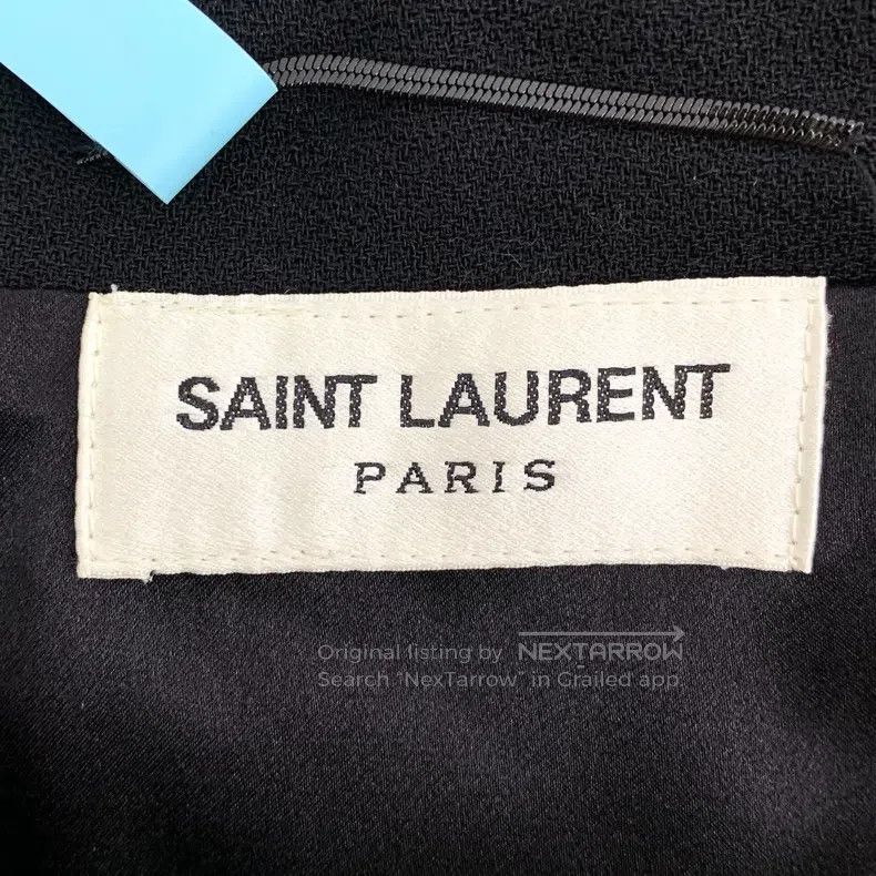 Saint Laurent Paris Saint Laurent Paris Black Wool Skater Half Skirt Size 37" - 5 Thumbnail