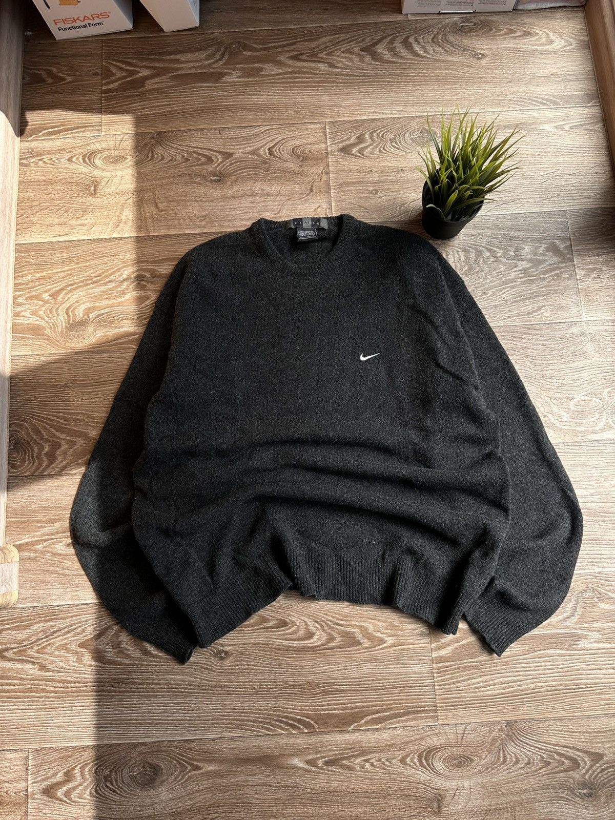 🔥 90s Nike Golf Sweater Pullover Wool Knit Logo Swoosh