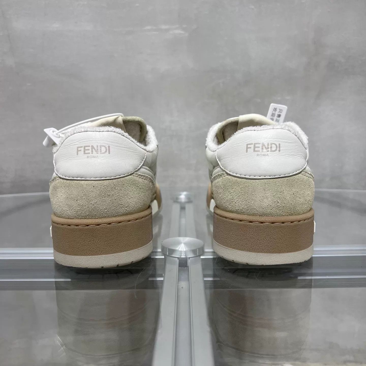 Fendi Fendi Match Lace-up Sneakers Cream 38 Size US 7.5 / IT 37.5 - 6 Thumbnail