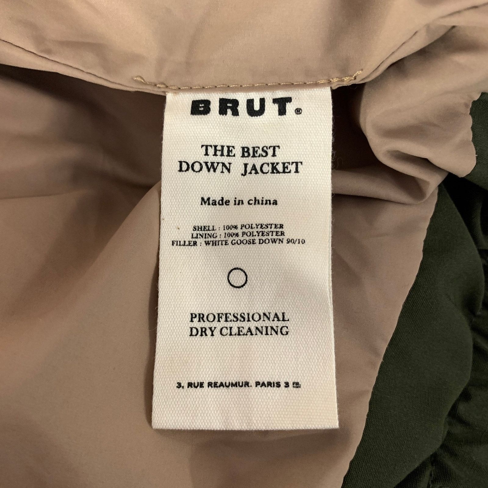BRUT Archive BRUT XL Green Olive Quilted Down Polyester Bomber Jacket Size US XL / EU 56 / 4 - 6 Thumbnail