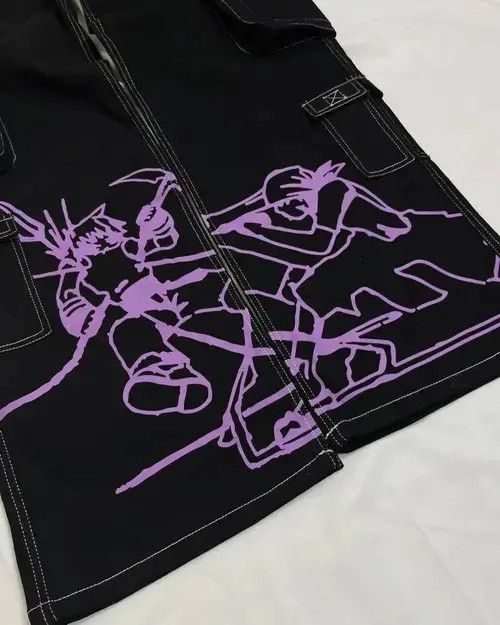 Japanese Brand hip hop black jeans women Size 30" / US 8 / IT 44 - 2 Thumbnail