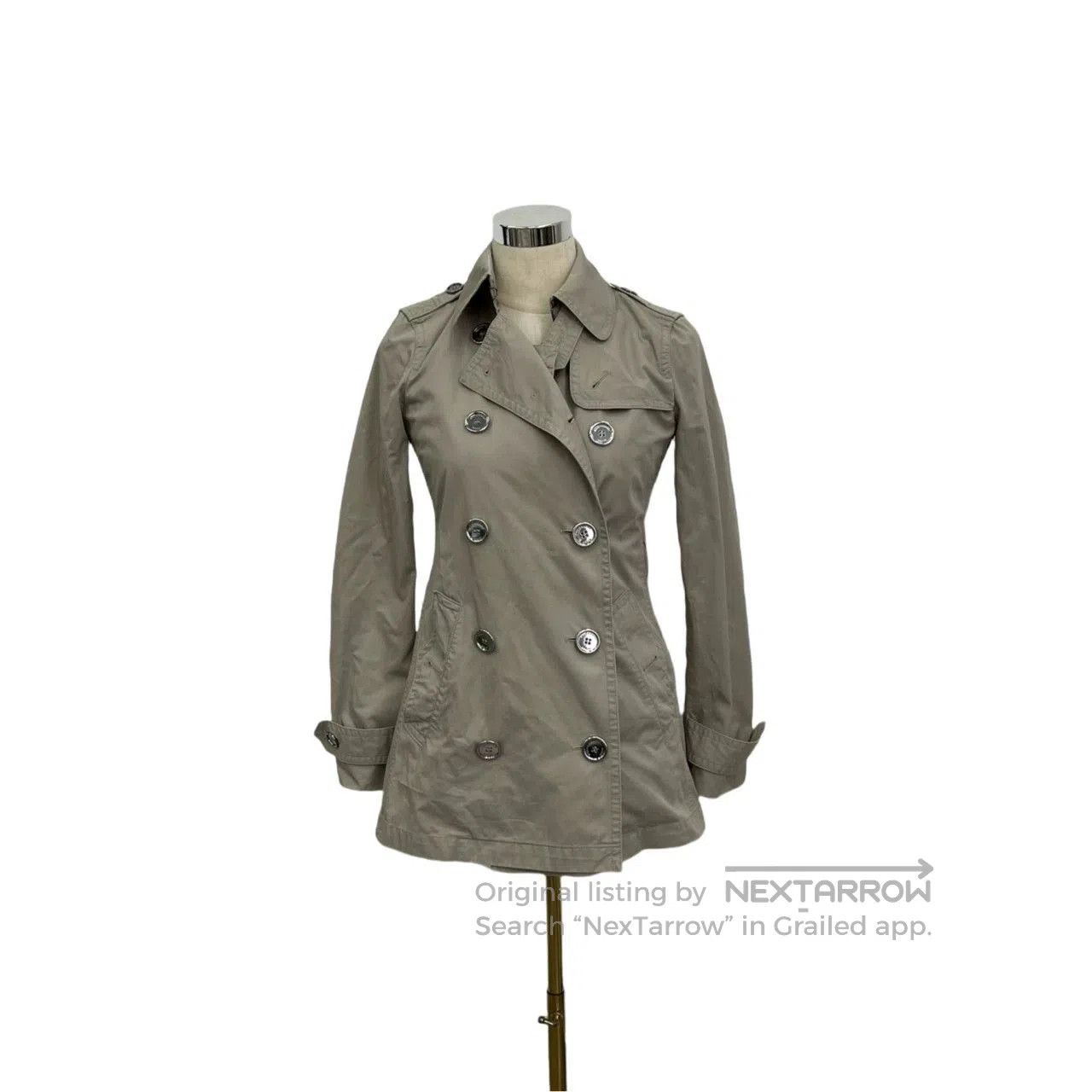 Burberry Burberry Khaki Trench Coat. Size XXS / US 00 / IT 34 - 1 Thumbnail