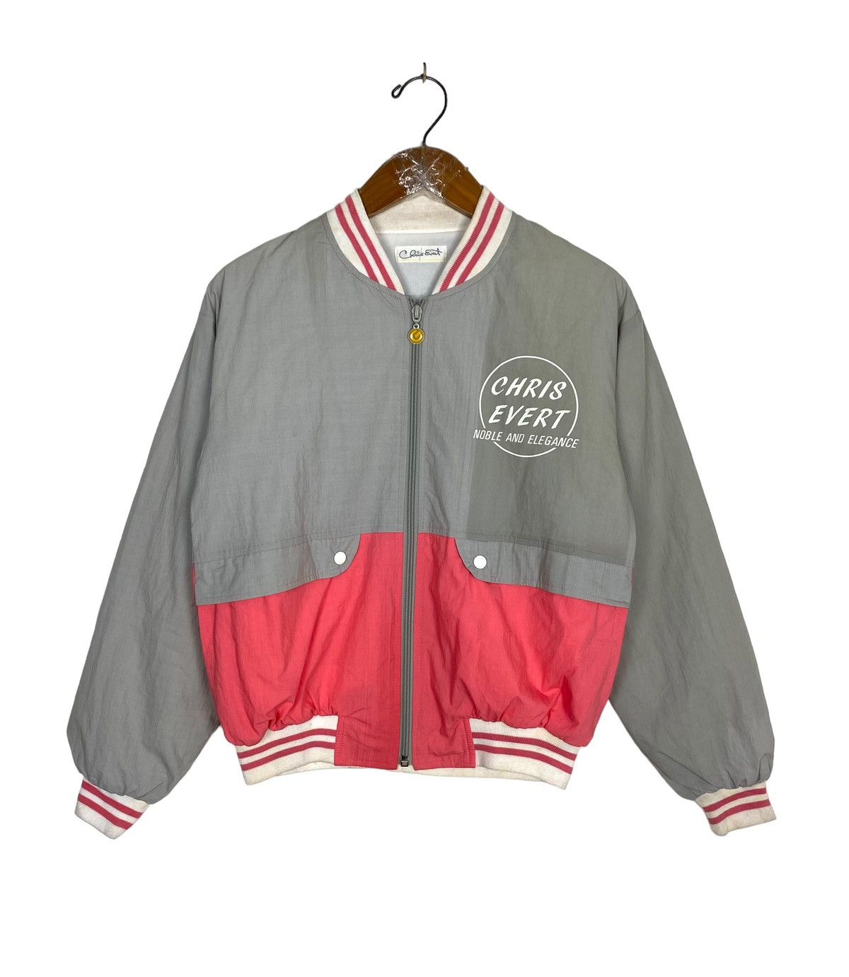 Rare‼️ Vtg Chris Evert American Tennis Player Bomber Jacket