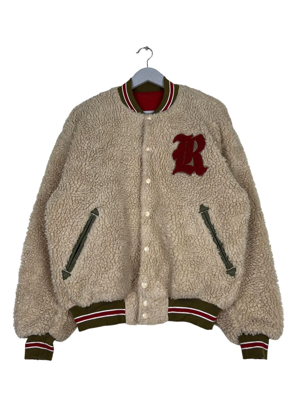 Japanese Brand 🔥 RODEO CROWN DEEP PILE FLEECE BOMBER JACKET Size US M / EU 48-50 / 2 - 2 Thumbnail