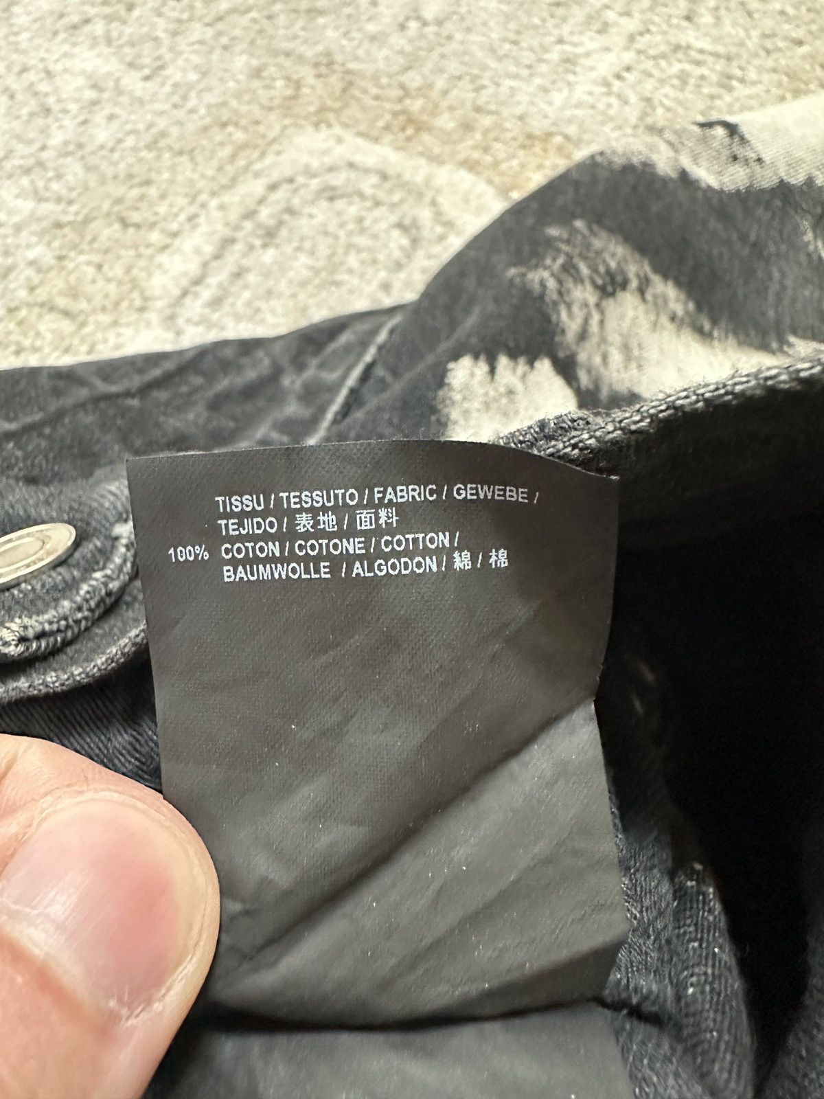 Saint Laurent Paris 16SS Bleach Crash Denim Size US 28 / EU 44 - 11 Thumbnail