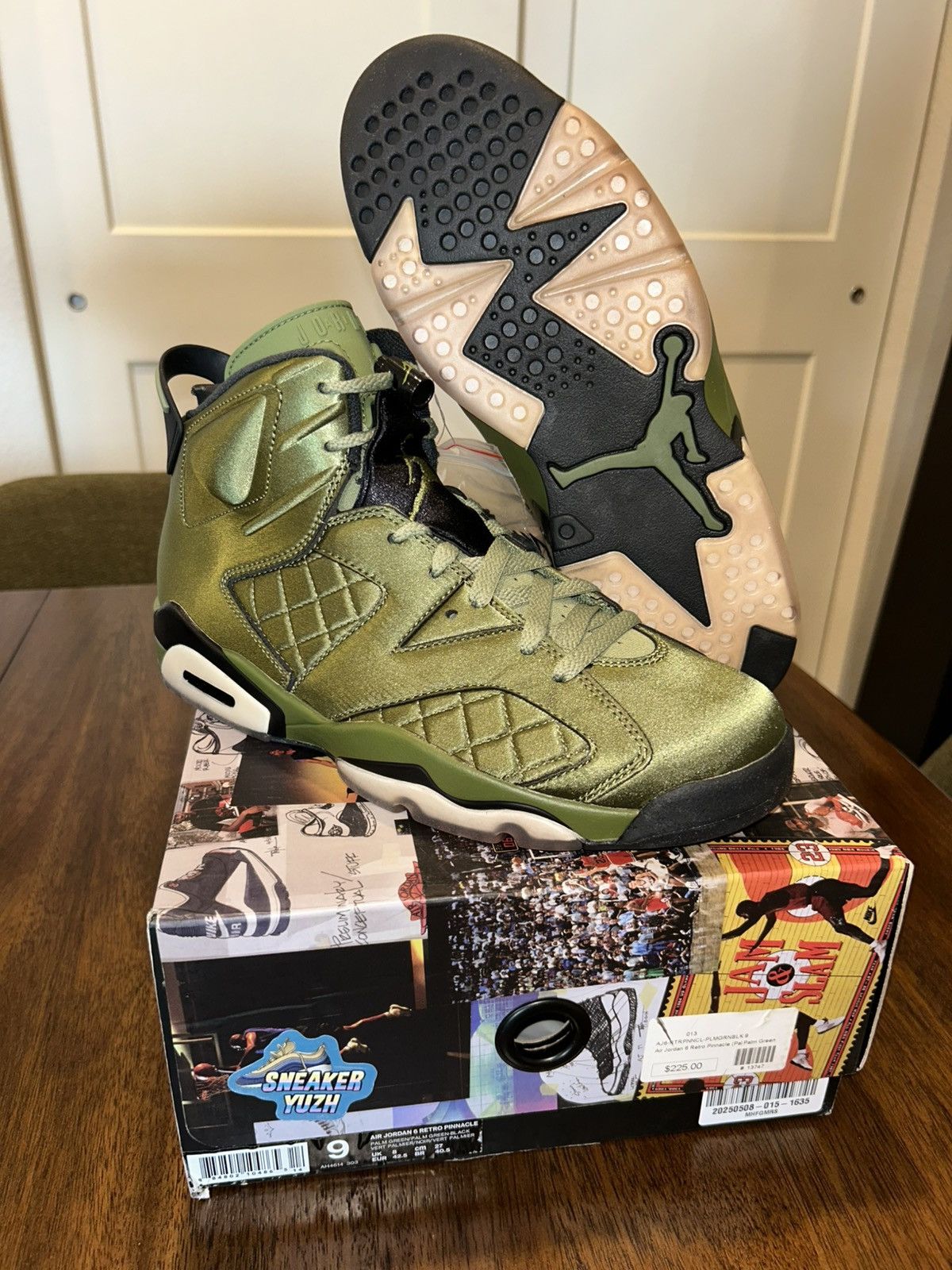 Jordan Brand × Nike Jordan 6 Pinnacle Flight Jacket Size 9 Deadstock AH4614-303 Size US 9 / EU 42 - 1 Thumbnail