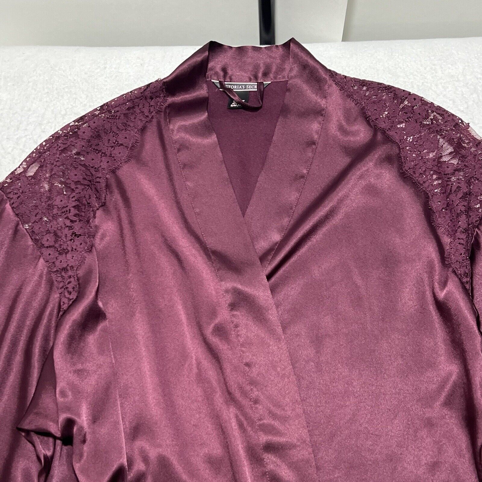 Victoria's Secret Victoria's Secret Silky Satin Sleepwear Lightweight Robe Top Size ONE SIZE - 2 Thumbnail
