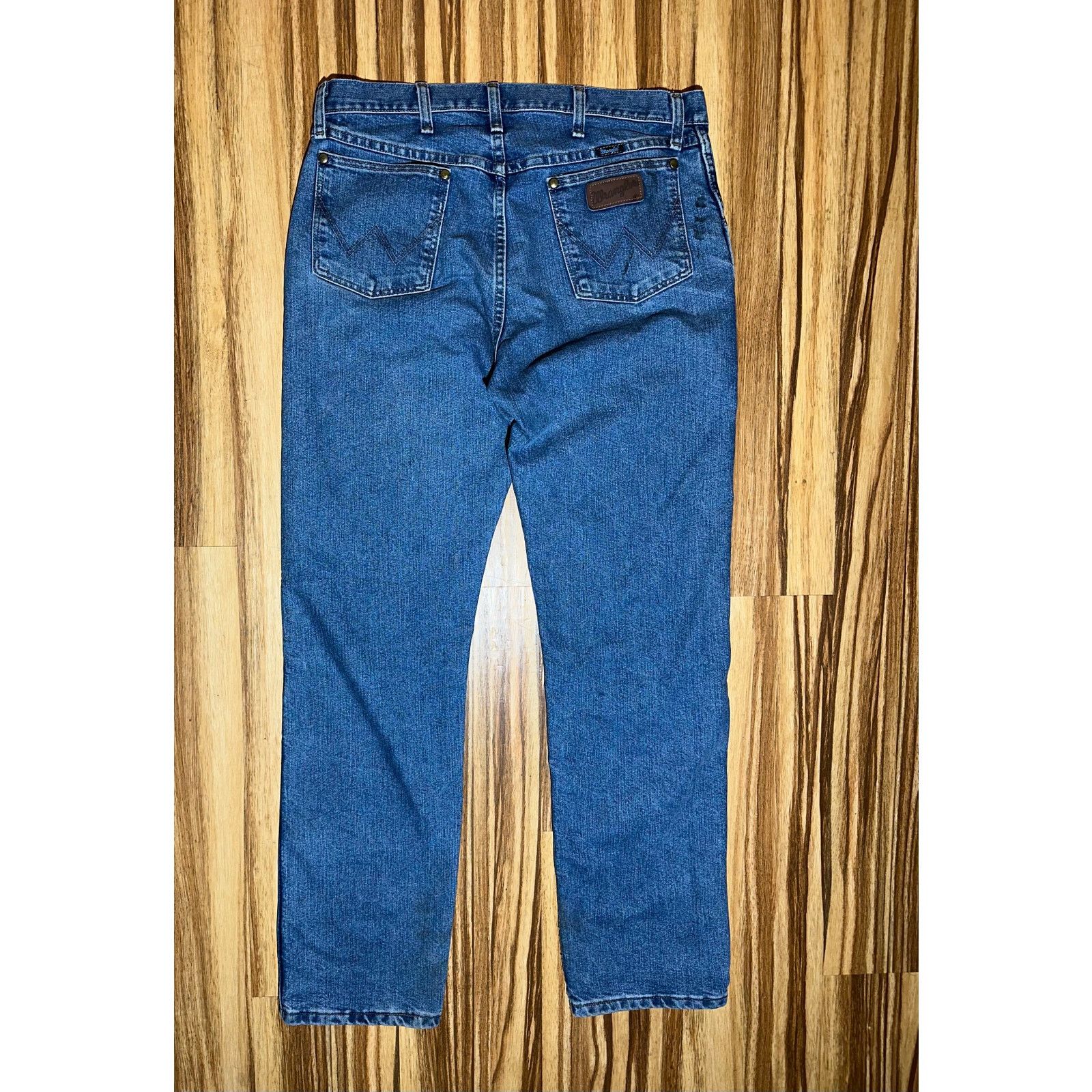 Wrangler Wrangler Blue Jeans Straight Fit Size 34 x 32 Size US 34 / EU 50 - 6 Thumbnail