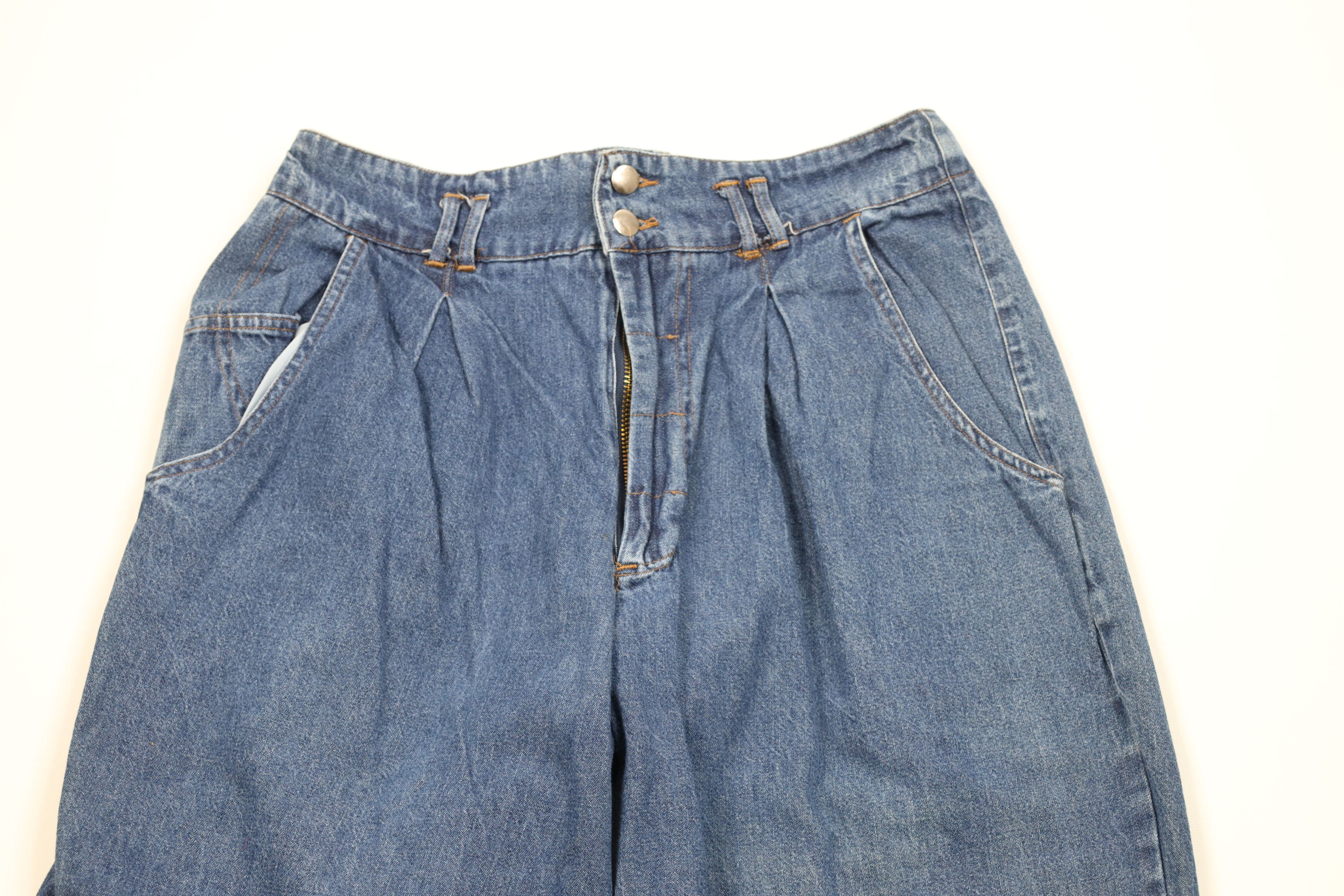 Vintage Vintage 80s 90s Streetwear High Waisted Denim Jeans Blue Size 28" / US 6 / IT 42 - 2 Thumbnail