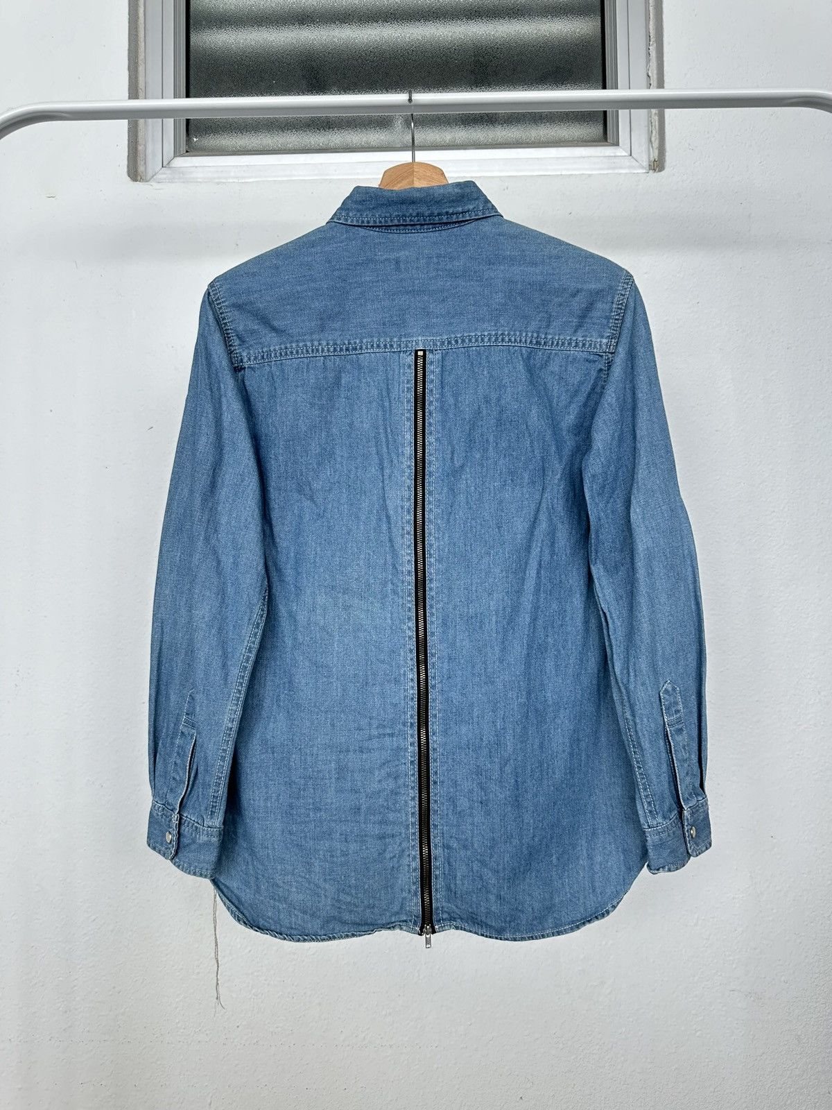 Hysteric Glamour 00’s World Wide Love punk denim shirt Size US M / EU 48-50 / 2 - 13 Thumbnail