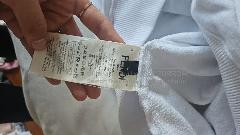 Fendi Fendi White hooded sweatshirt Size L / US 10 / IT 46 - 4 Thumbnail
