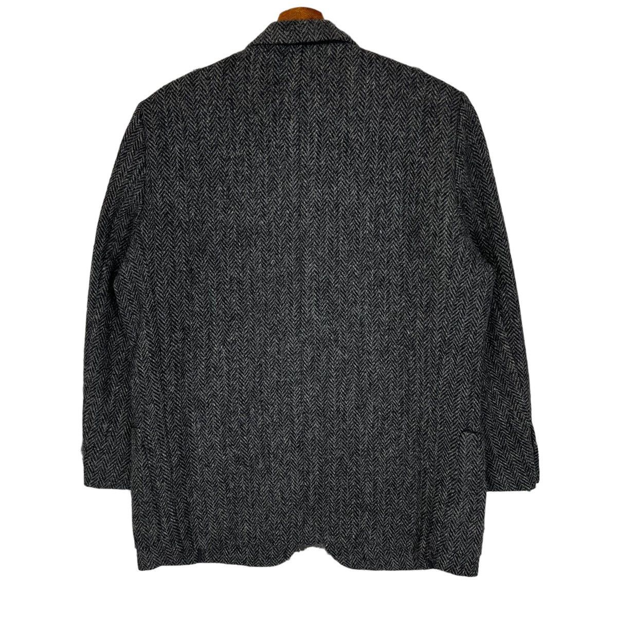 Comme des Garcons Gray Herringbone Tweed Blazer CDG x Harris Tweed Size US M / EU 48-50 / 2 - 6 Thumbnail