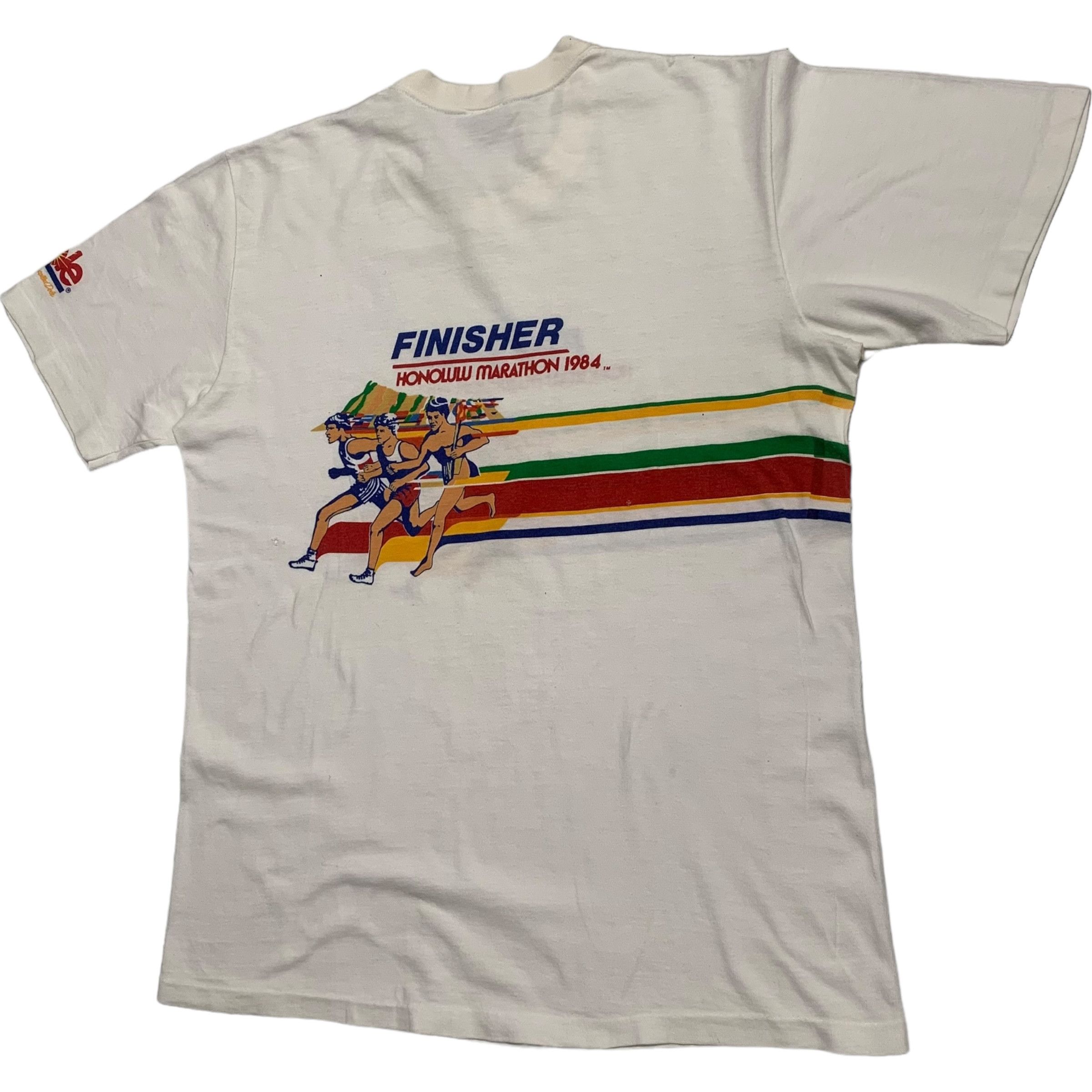 Vintage Vintage Honolulu Marathon 1984 Tee Size US M / EU 48-50 / 2 - 8 Thumbnail