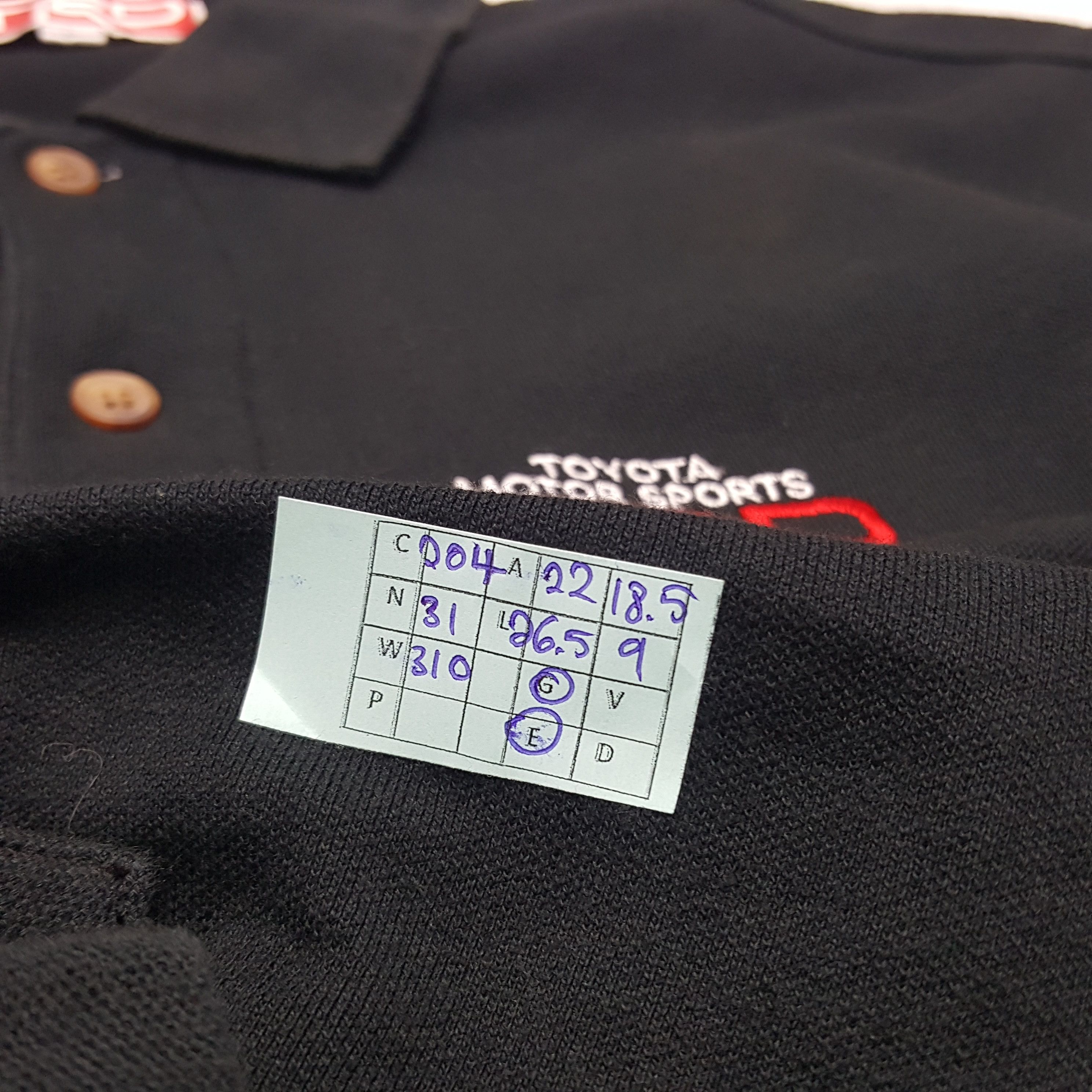 Vintage Vintage TRD Toyota Motor Sports Custom Art Polo Shirt Size US L / EU 52-54 / 3 - 8 Thumbnail