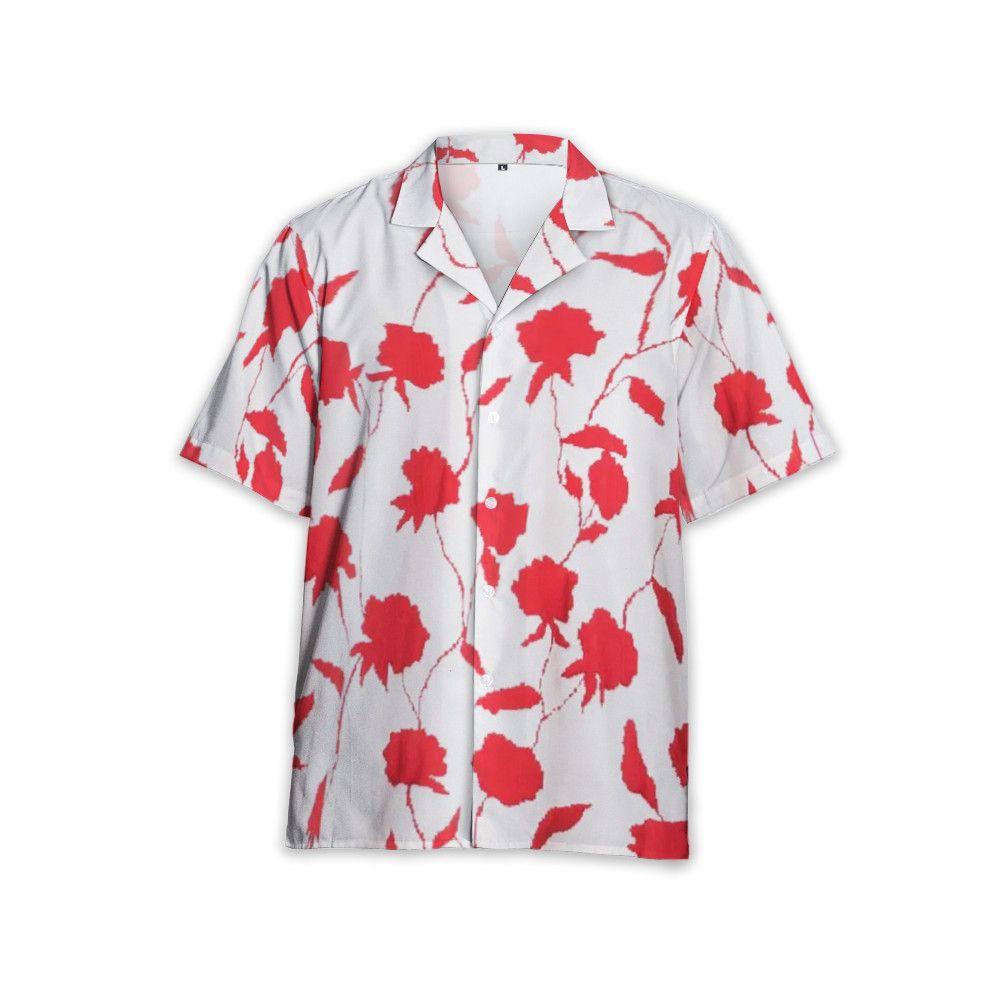 Designer La Chemise Maille Rose-Jacquard Short-Sleeve Shirt Size US L / EU 52-54 / 3 - 2 Thumbnail