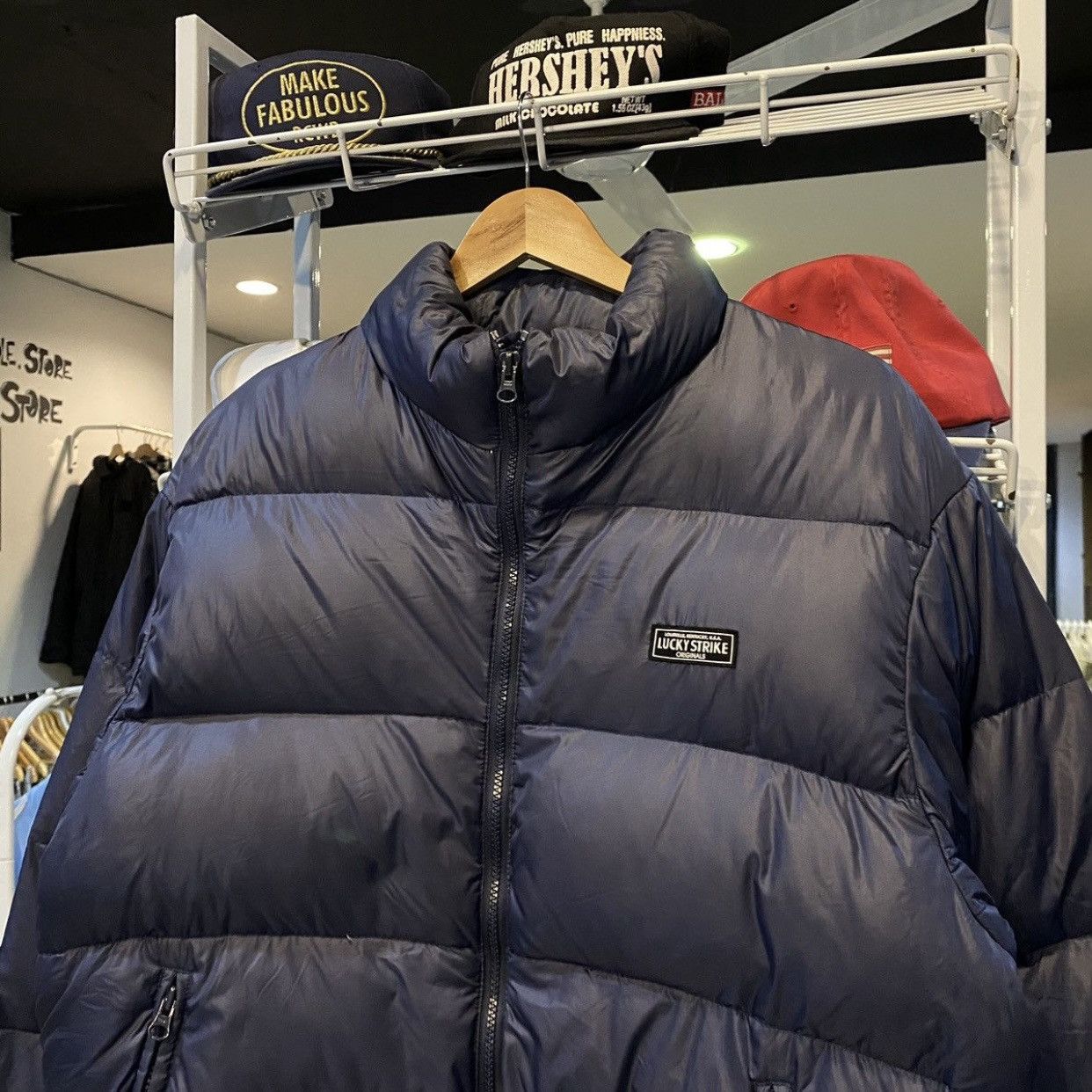 Vintage Vintage Japanese Brand Lucky Strike Puffer/Down Size US L / EU 52-54 / 3 - 4 Thumbnail