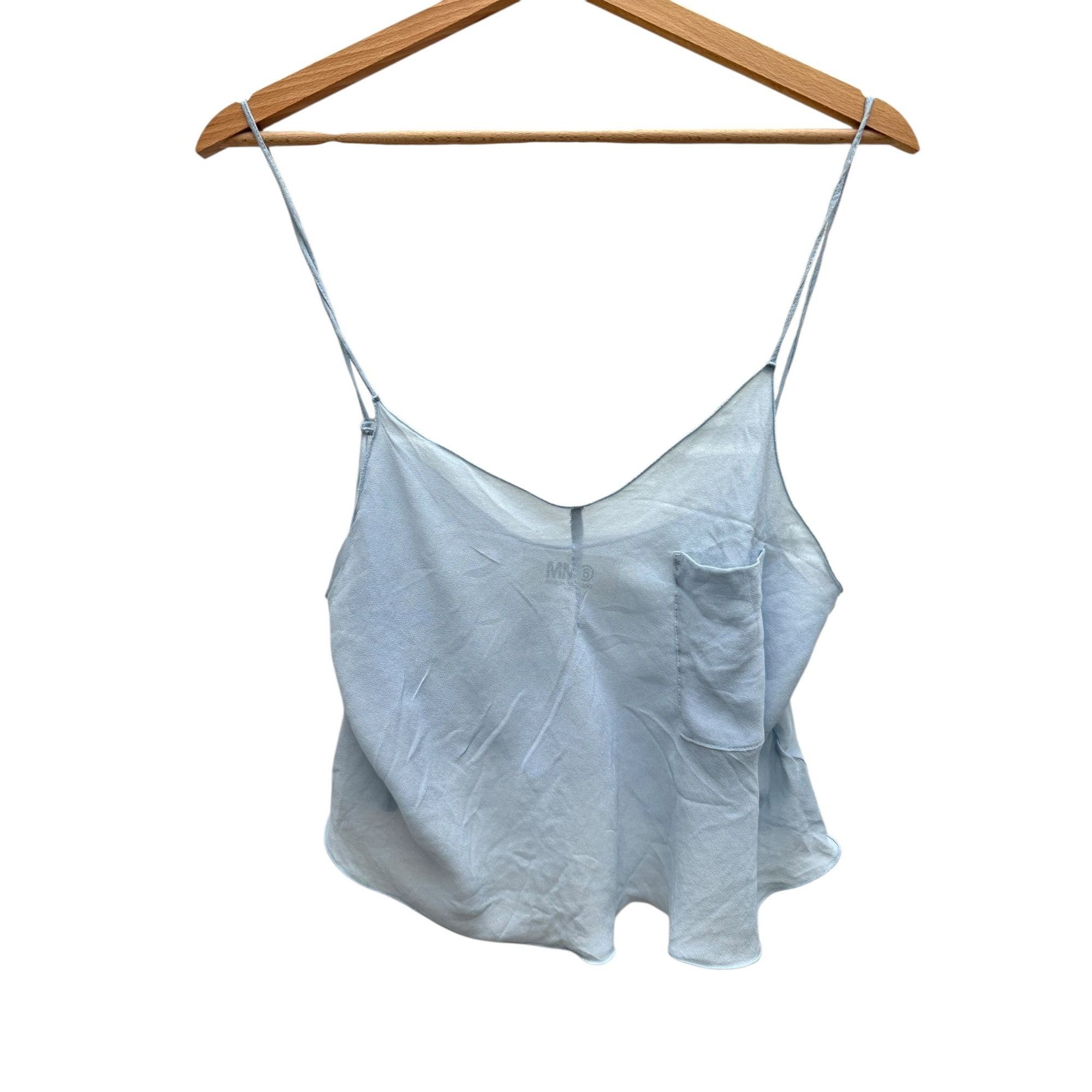 Maison Margiela Blue viscose Top Size S / US 4 / IT 40 - 1 Thumbnail