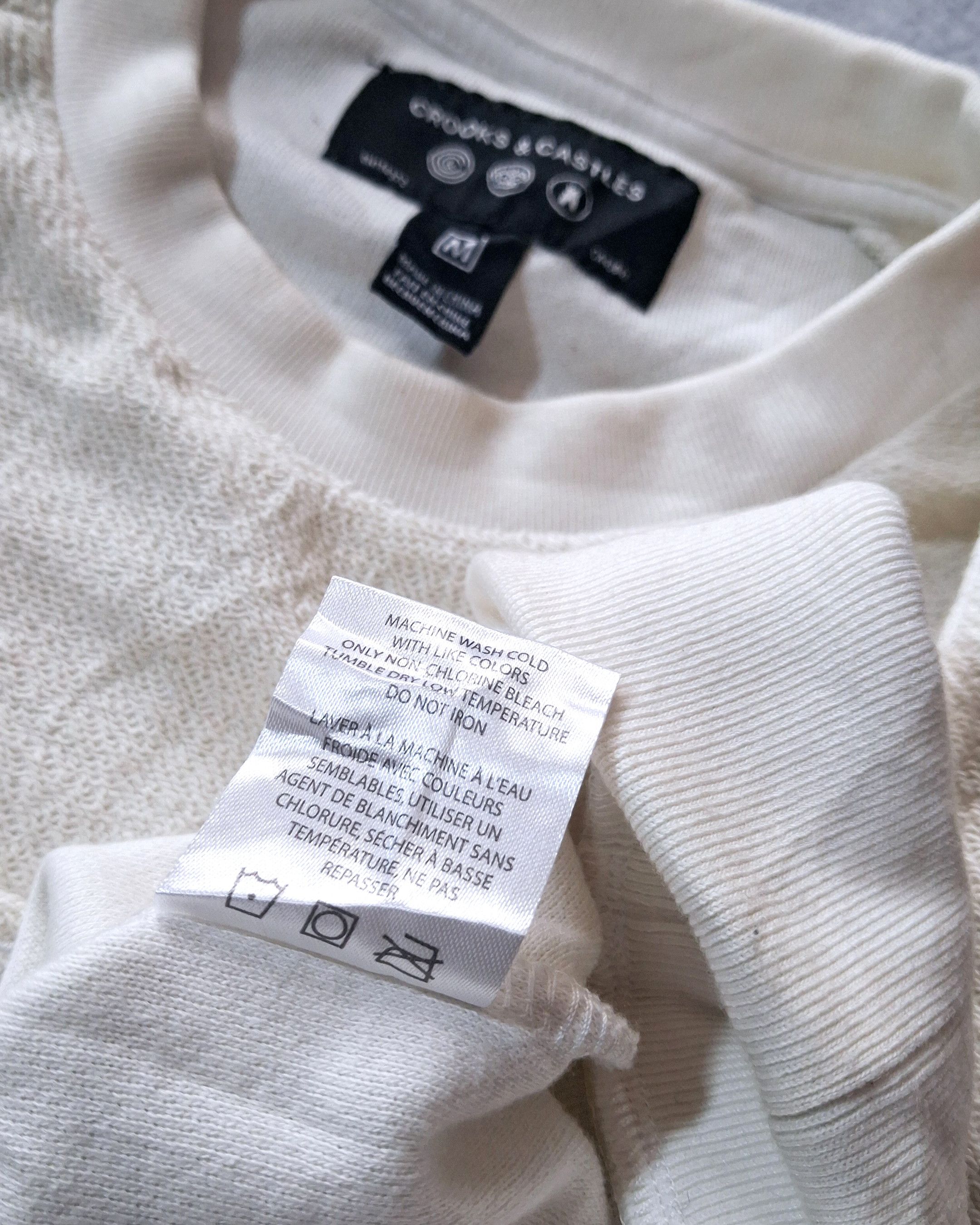Crooks & Castles CROOKS AND CASTLES GRAND SWEATSHIRT GHOST Size US M / EU 48-50 / 2 - 10 Thumbnail