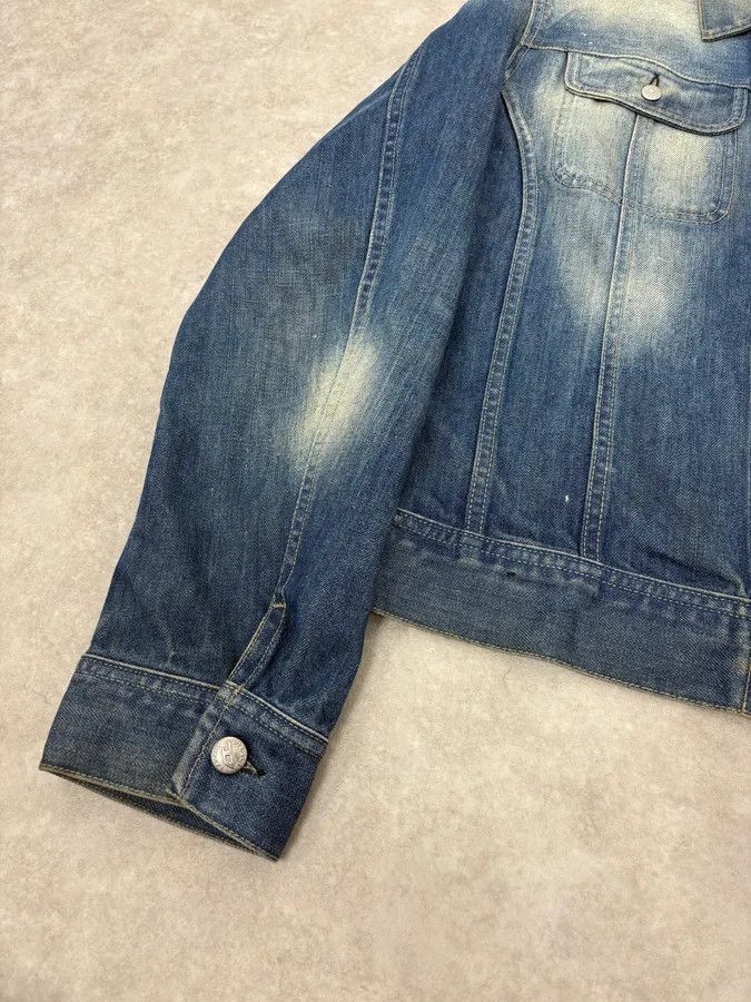 Diesel 2000s Diesel Blue Faded Denim Jacket Size US M / EU 48-50 / 2 - 8 Thumbnail