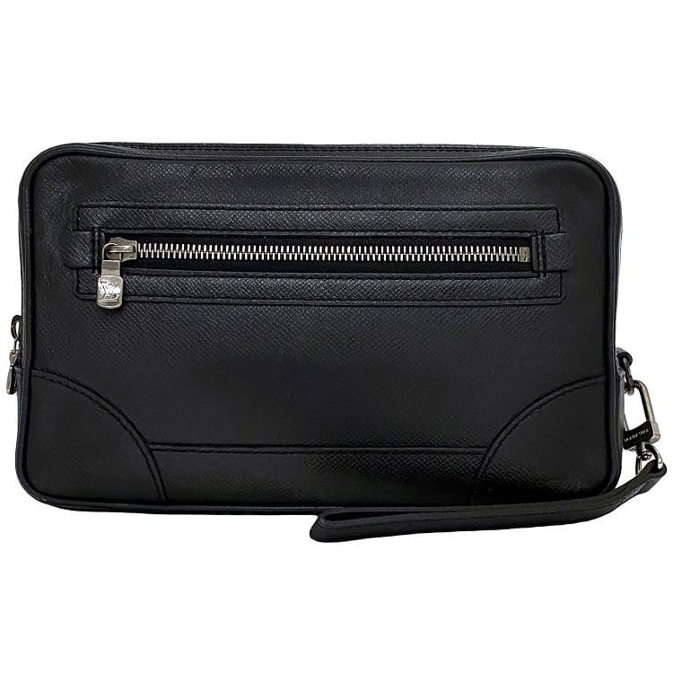 Louis Vuitton LOUIS VUITTON Black Leather Size ONE SIZE - 1 Thumbnail