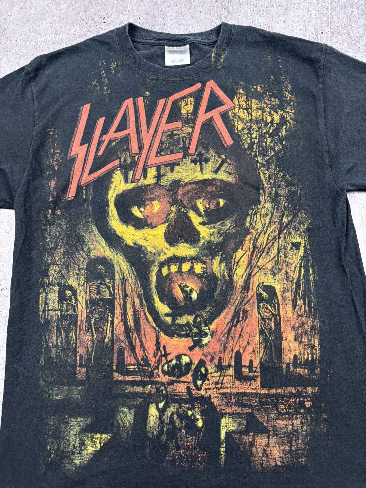 Slayer Slayer 90s vintage big logo t shirt size M Size US M / EU 48-50 / 2 - 2 Thumbnail