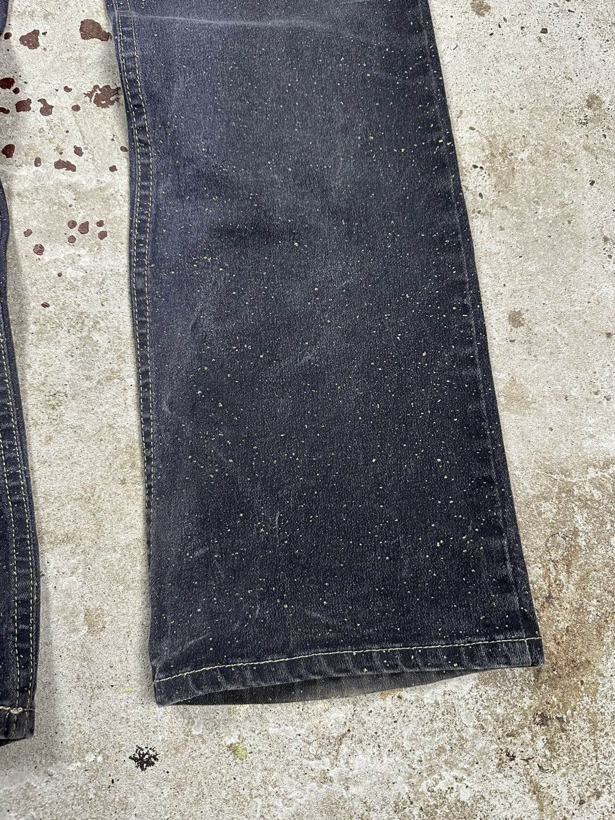 Roberto Cavalli Vintage 90s Roberto Cavalli Brocade Denim Pants Jeans Size 30" / US 8 / IT 44 - 3 Thumbnail