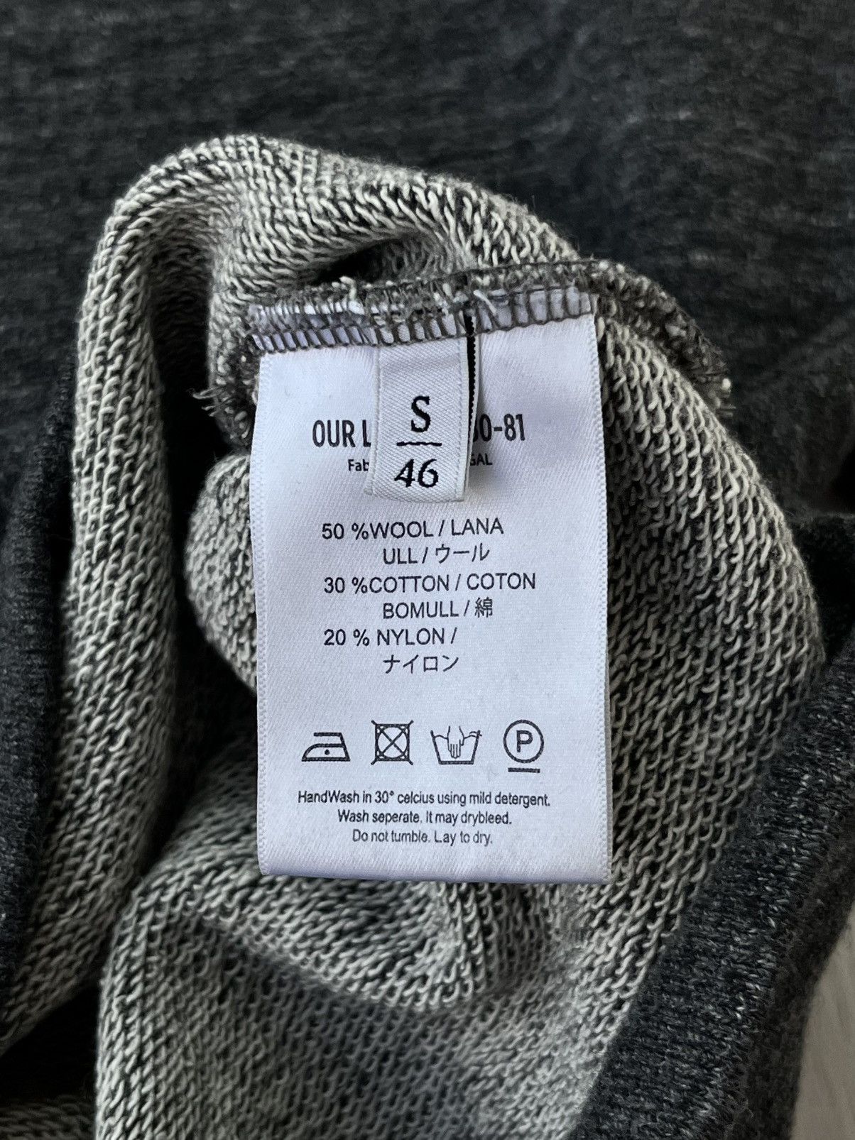 Our Legacy Our Legacy Great Sweat Wool Sweater Sweatshirt Size US S / EU 44-46 / 1 - 3 Thumbnail