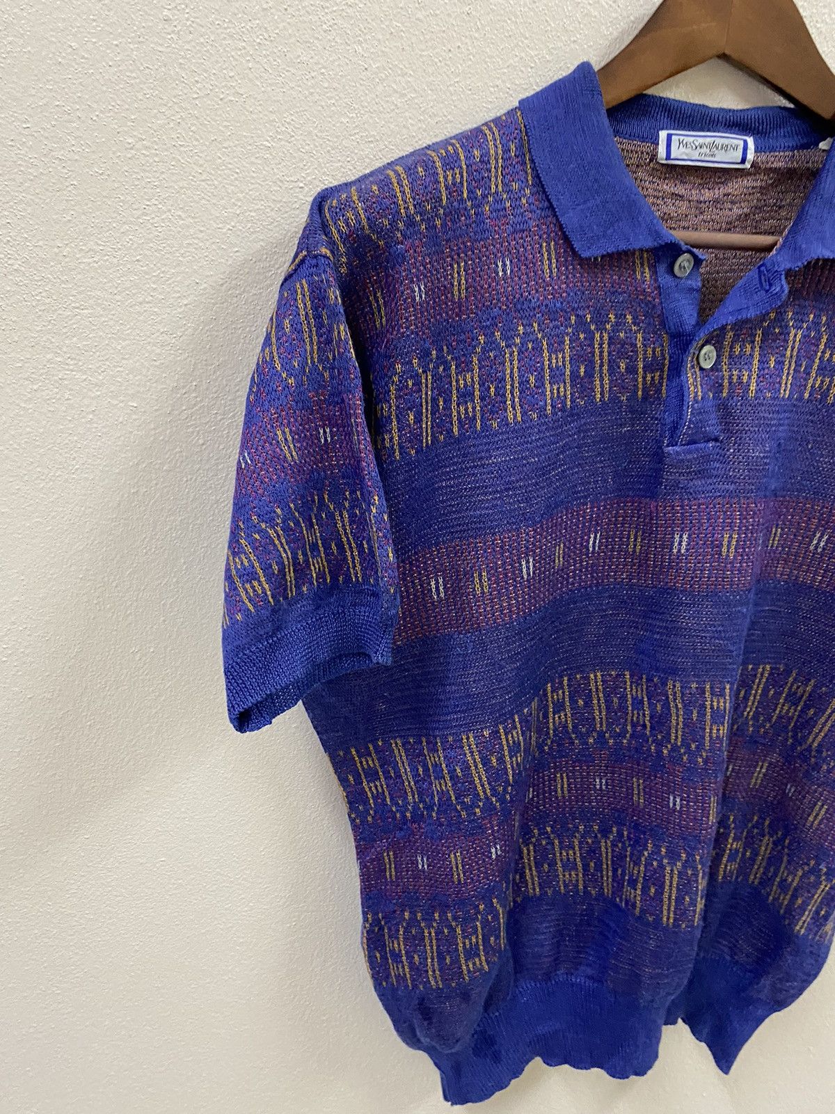 Yves Saint Laurent Vintage Yves Saint Laurent Polo Knitwear Size US M / EU 48-50 / 2 - 4 Thumbnail