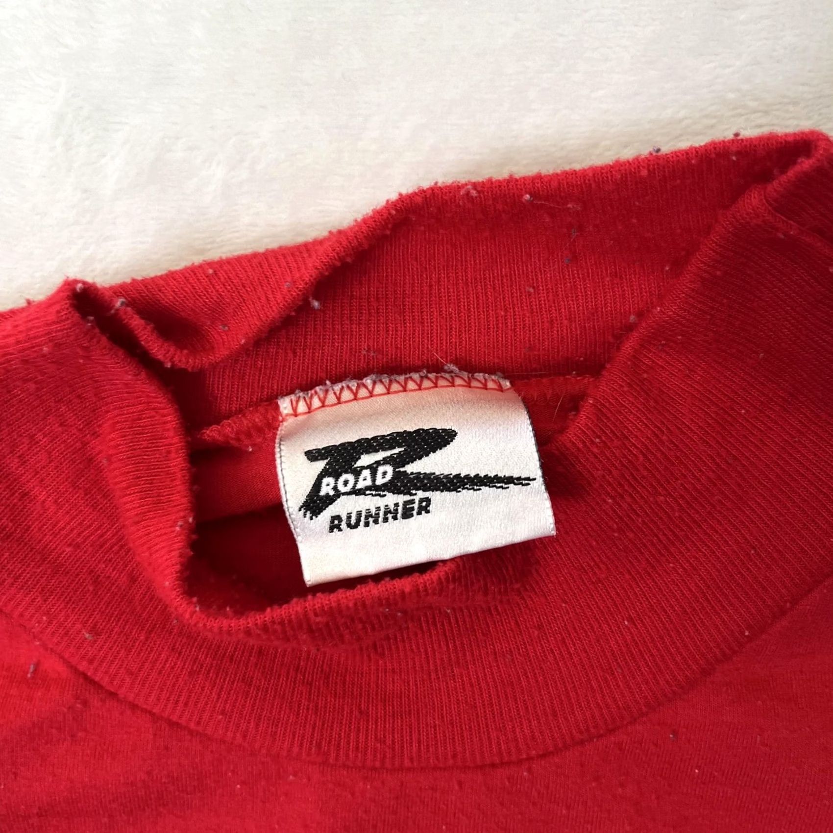 Vintage VINTAGE Road Runner Mens XL Red Mock Neck Long Sleeve Sport Shirt Size US XL / EU 56 / 4 - 3 Thumbnail