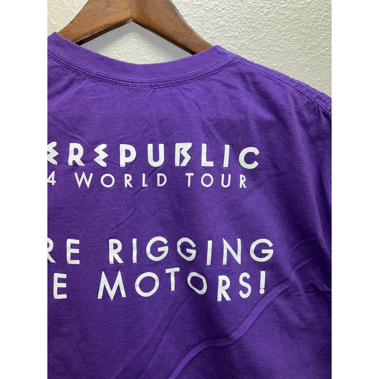 Fruit Of The Loom One Republic Local Crew Shirt World Tour Concert Tee 2014 L Size US L / EU 52-54 / 3 - 6 Thumbnail