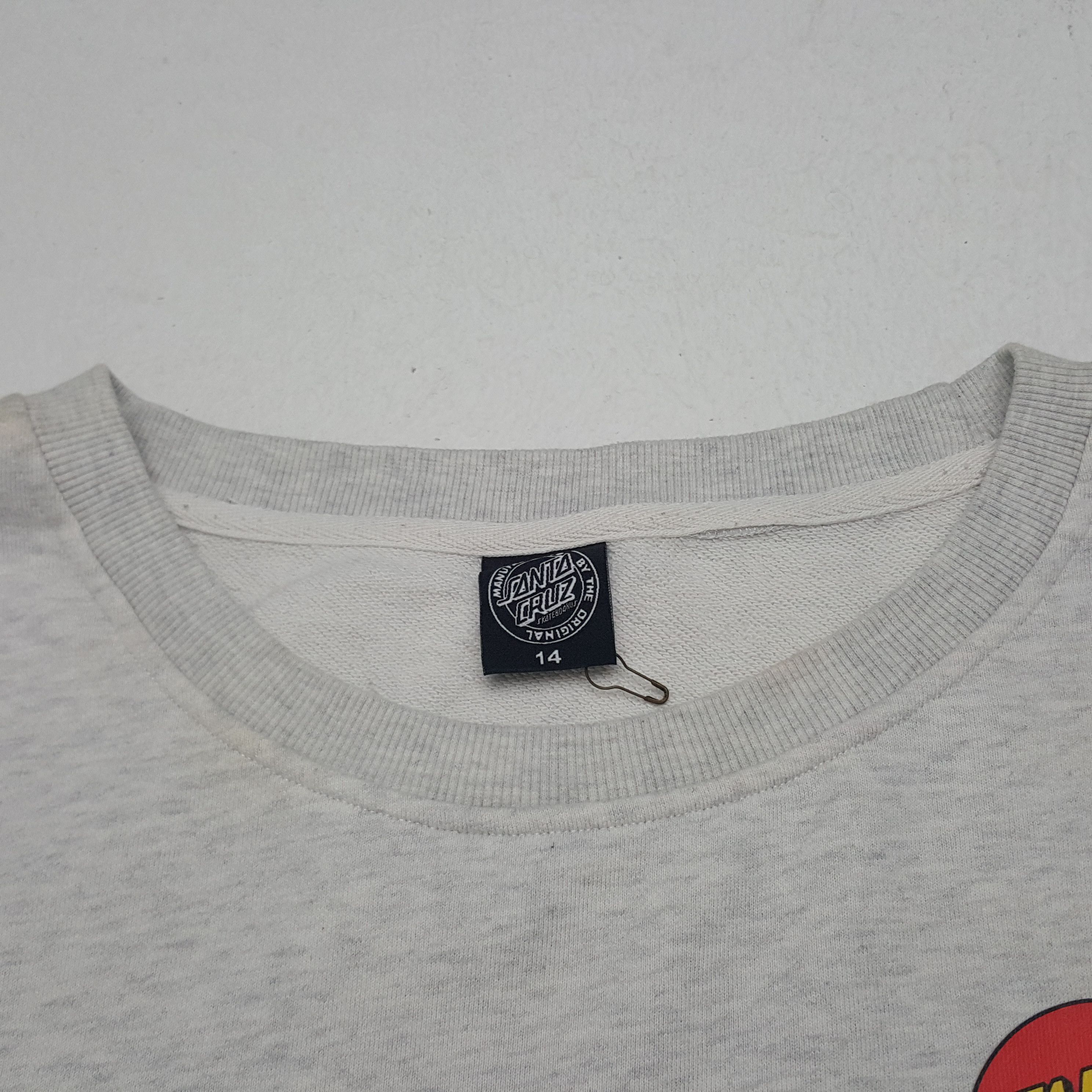 Santa Cruz Skateboards × Vintage Vintage Santa Cruz Skateboard Sweatshirt Size US XL / EU 56 / 4 - 5 Thumbnail
