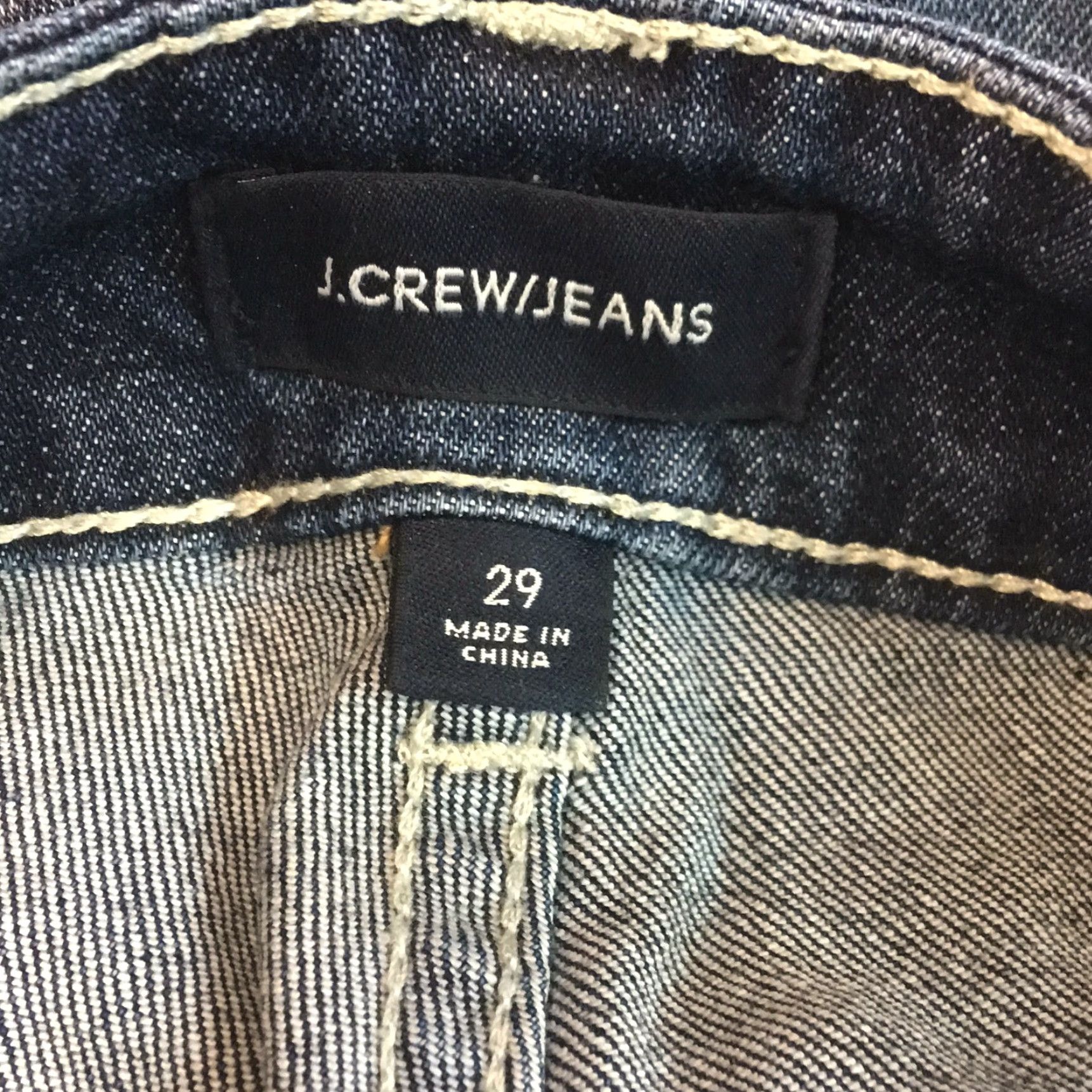 J.Crew J. Crew Women's Bootcut Stretch Denim Jeans 29 Mid Rise Regular Fit Blue 32x32 Size 29" - 6 Thumbnail