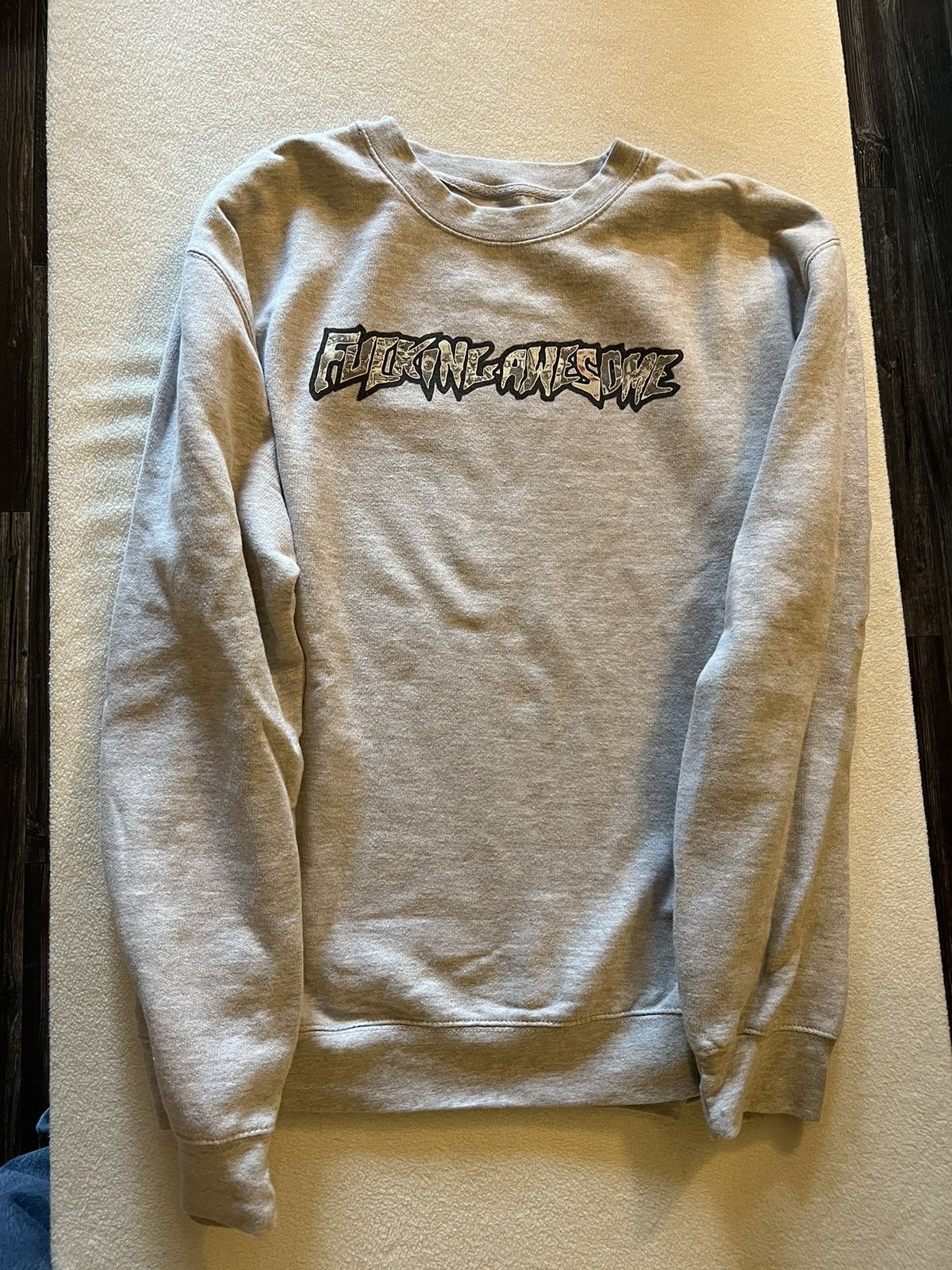 Fucking Awesome Fucking Awesome Grey sweater Size US L / EU 52-54 / 3 - 1 Thumbnail