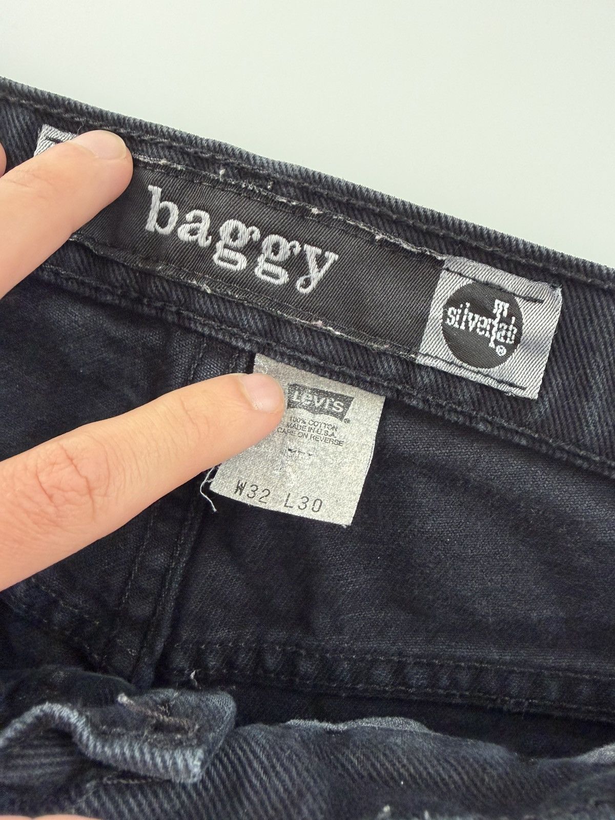Levi's 1998 Vintage Levi’s Silvertab Baggy Size US 32 / EU 48 - 4 Thumbnail
