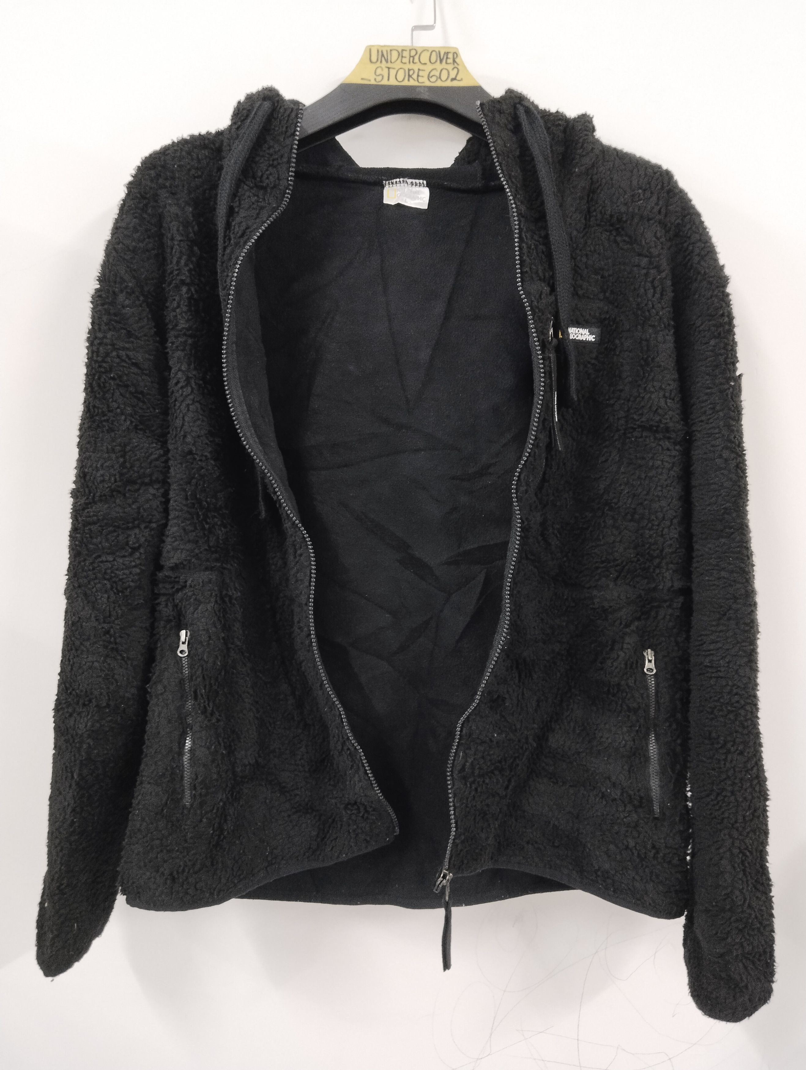 Vintage Best Offer🔥VINTAGE NATIONAL GEOGRAPHIC SHERPA HOODIE JACKET Size US L / EU 52-54 / 3 - 3 Thumbnail