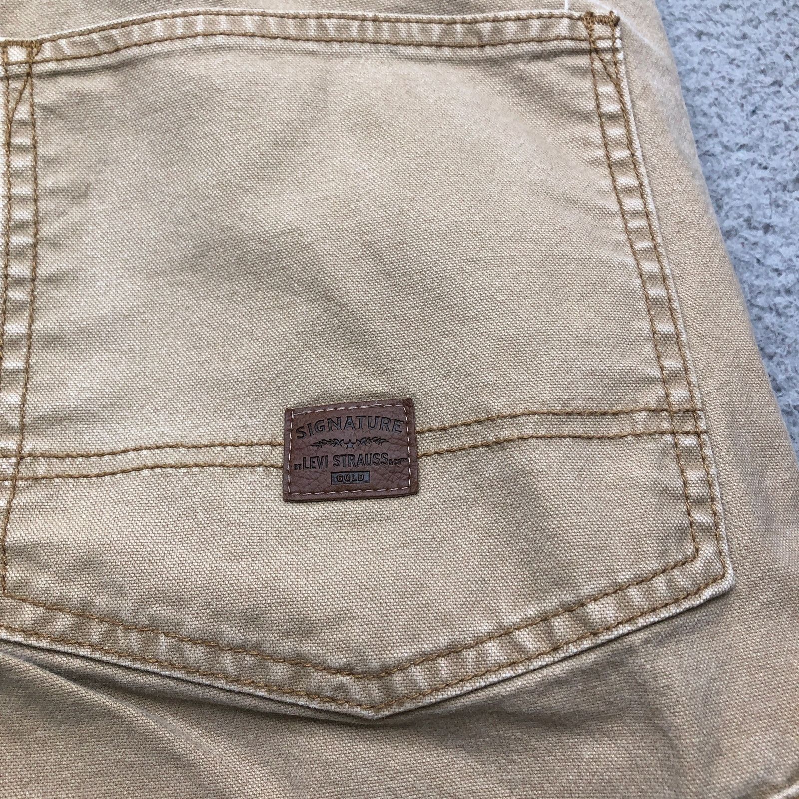 Other Signature By Levis Strauss & Co. Carpenter Pants Mens 38x30 Size US 38 / EU 54 - 8 Thumbnail