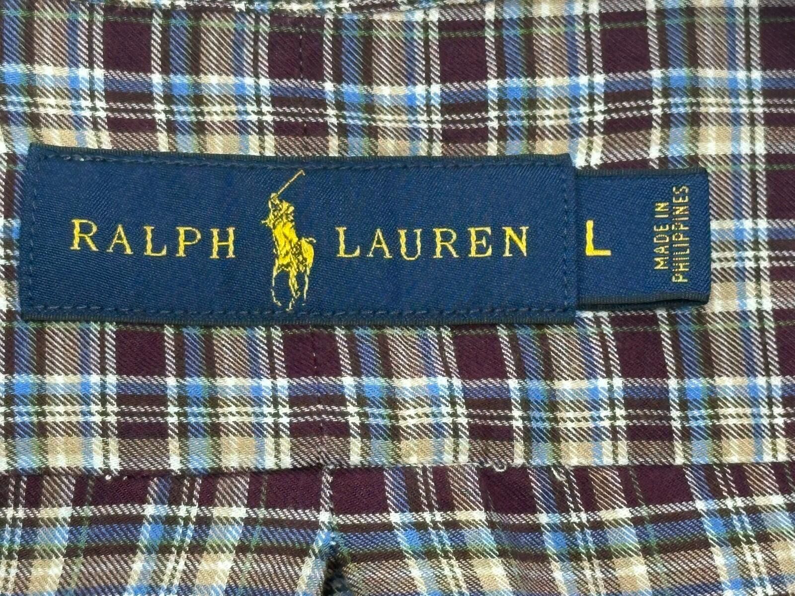 Polo Ralph Lauren Ralph Lauren Plaid Cotton Oxford Button Up Multicolor Mens L Size US L / EU 52-54 / 3 - 6 Thumbnail