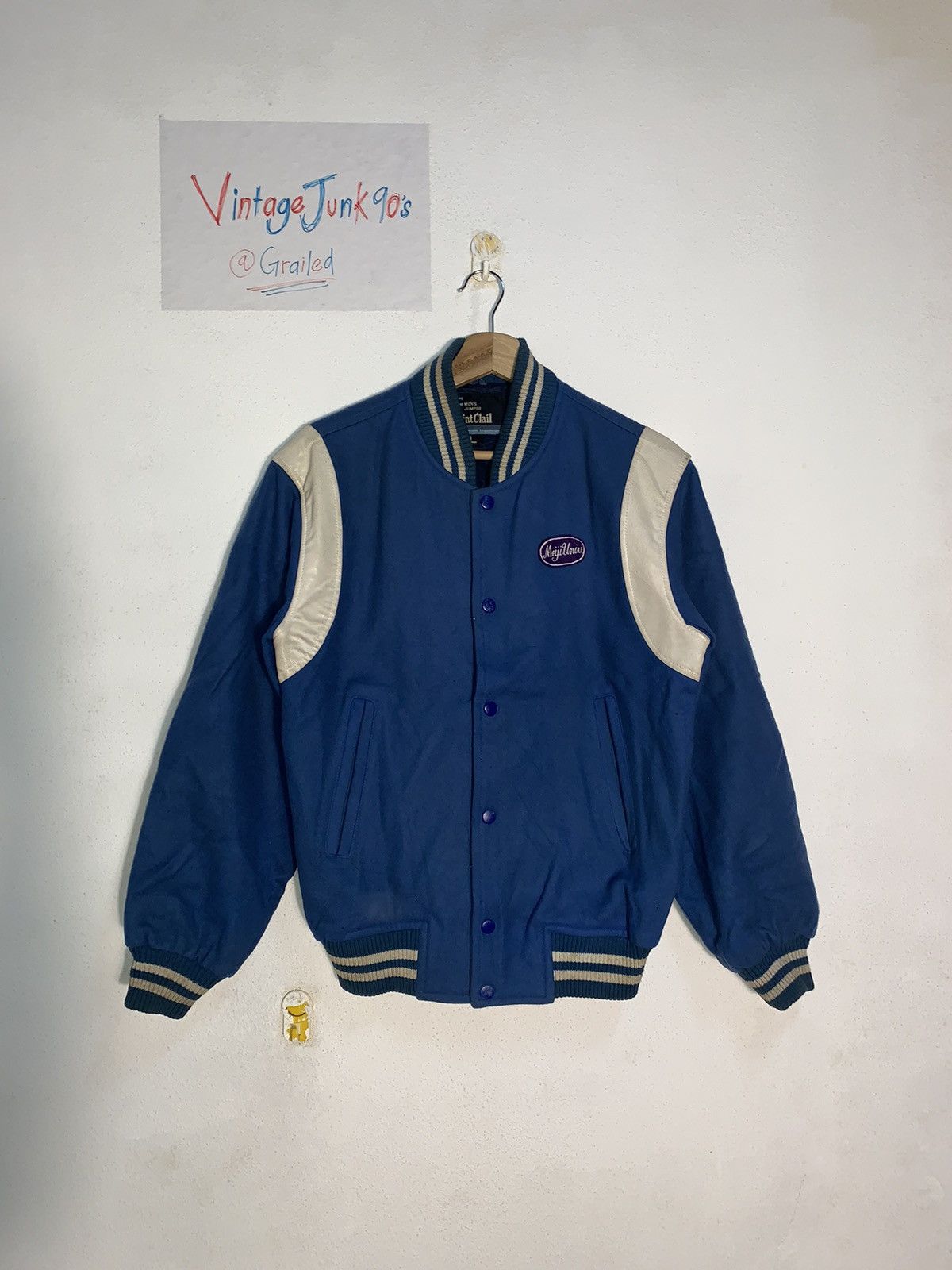 Vintage 🔥Binding Offer Now🔥VINTAGE VARSITY JACKET Size US M / EU 48-50 / 2 - 1 Thumbnail