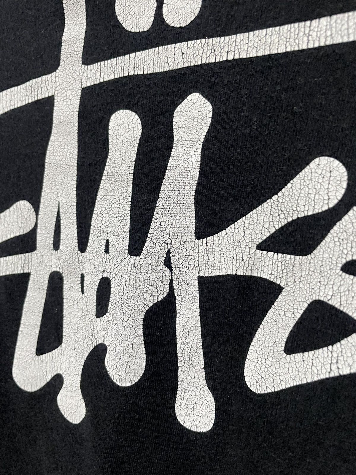 Stussy Vintage Stussy Cropped T Shirt Big and Small Logo Tee Size US XL / EU 56 / 4 - 6 Thumbnail