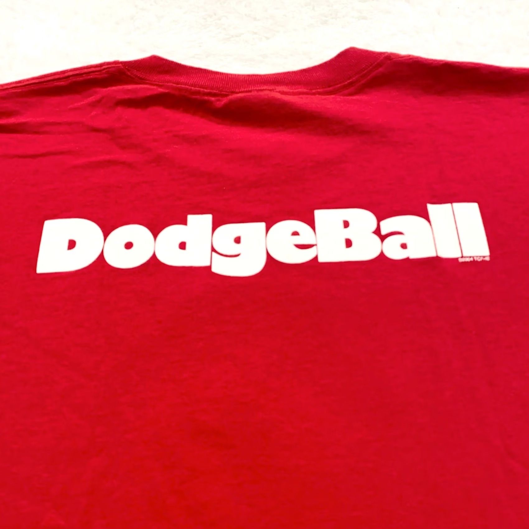 Fruit Of The Loom VINTAGE DODGEBALL A TRUE UNDERDOG STORY T-Shirt XL Red Fruit of the Loom Mens 80s 90s Cowboys Underdog Movie Shirt Size US XL / EU 56 / 4 - 4 Thumbnail