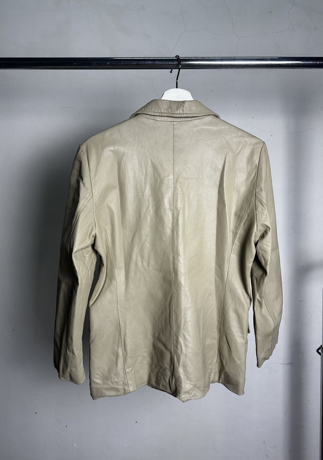 Balmain 80’s Balmain Leather Sheepskin Coat Jacket Size US M / EU 48-50 / 2 - 2 Thumbnail