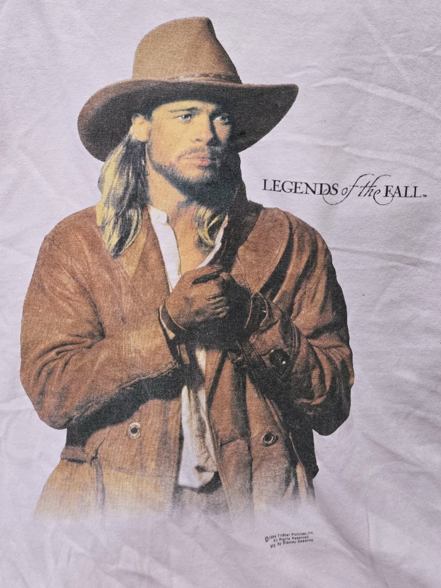 Vintage Vintage Movie Promo LEGENDS OF THE FALL, - Brad Pitt 1994s Size US XL / EU 56 / 4 - 6 Thumbnail