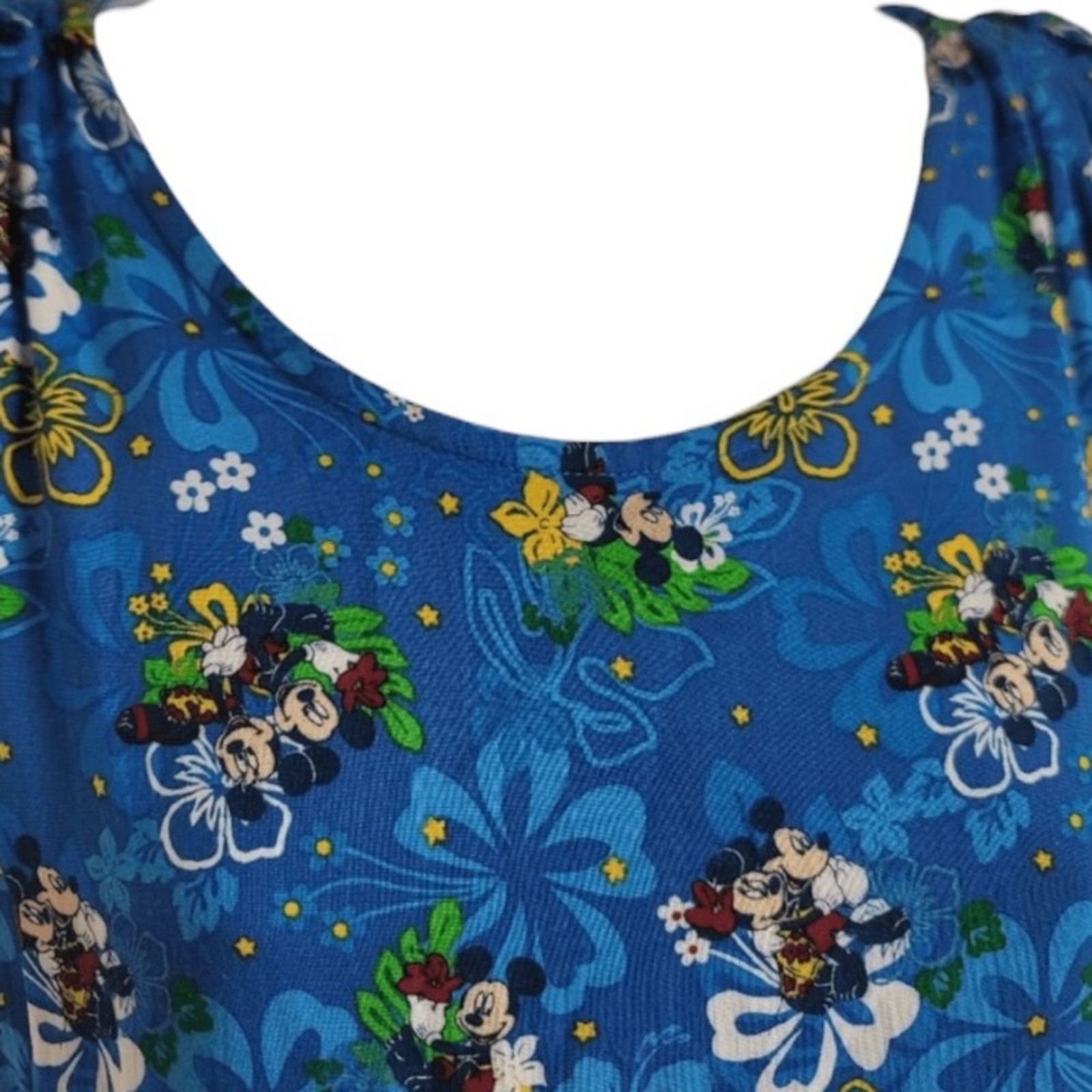 Disney Vintage 90s Disney Mickey Minnie Hawaiian Tank Dress Size 3XL / US 20-22 - 5 Thumbnail