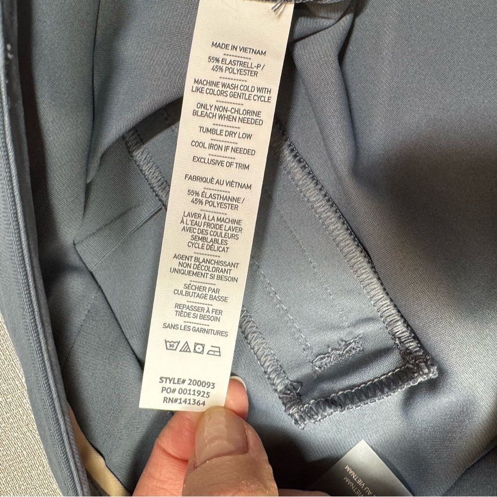 Rhone NWT New $148 Rhone Commuter Pleat Blue Slate Gray Pants Siz Size 36" / US 14 / IT 50 - 7 Thumbnail