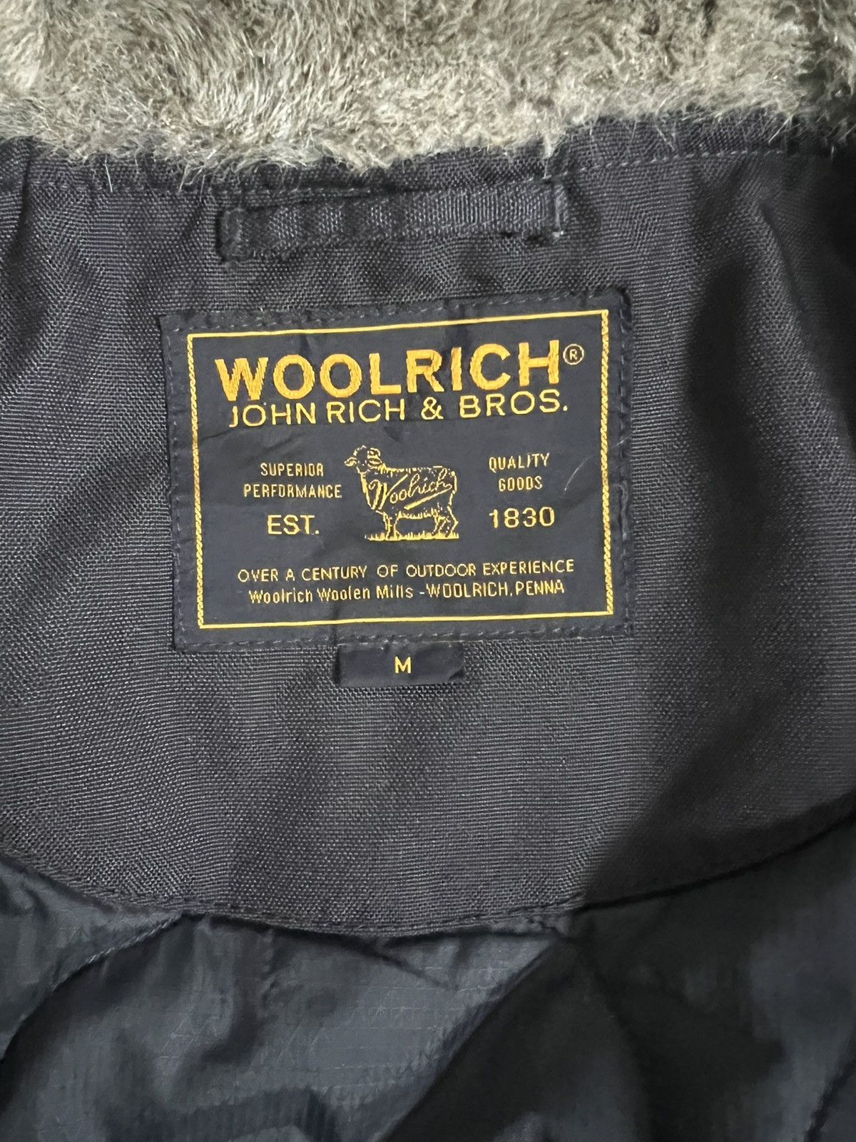 Woolrich Woolen Mills Woolrich jacket dark blue m fur Size US M / EU 48-50 / 2 - 8 Thumbnail