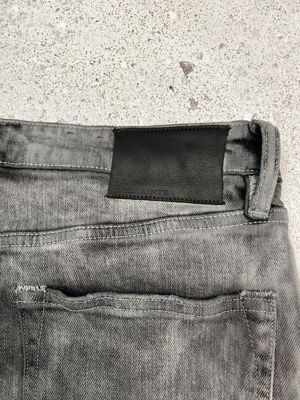Allsaints Vintage Allsaints Rex 32 Jeans Bleached Distressed Denim Men Size US 32 / EU 48 - 17 Thumbnail