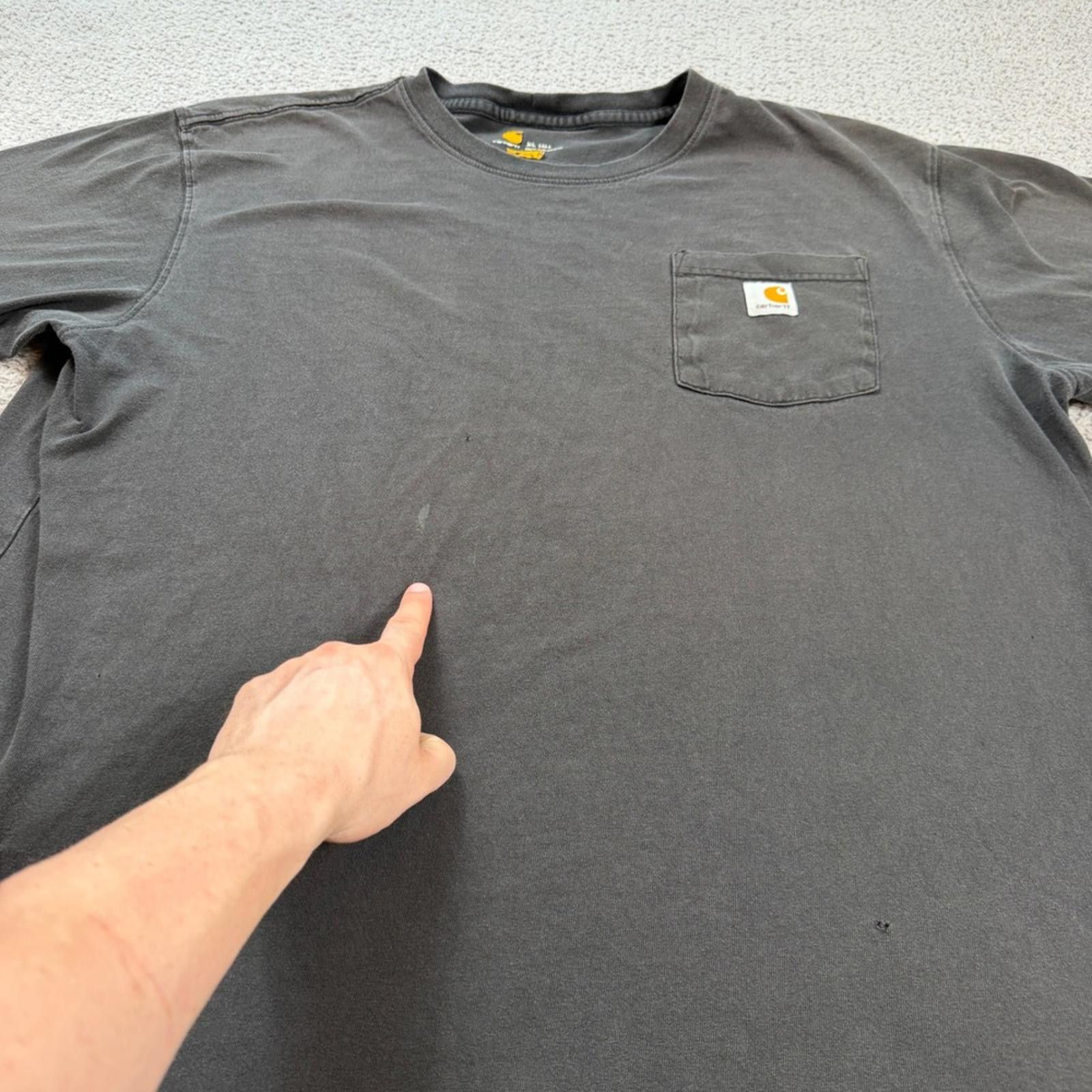 Carhartt Carhartt K87 Distressed Pocket T Shirt Men XL Tall Original Size US XL / EU 56 / 4 - 7 Thumbnail